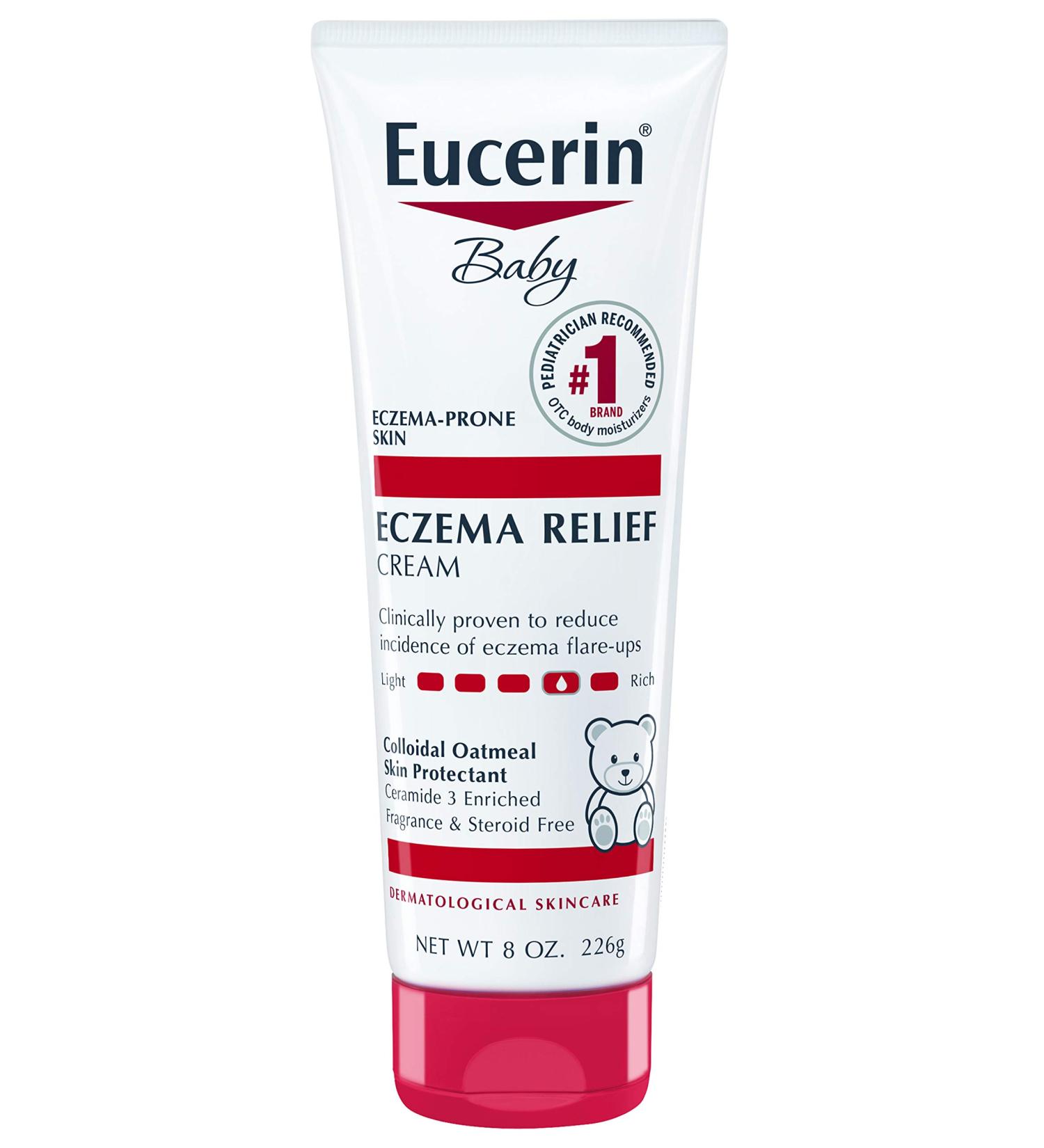 Eucerin Baby Eczema Relief Cream 8 oz - Soothing Skin Care for Babies - Buy Online on GoSupps.com