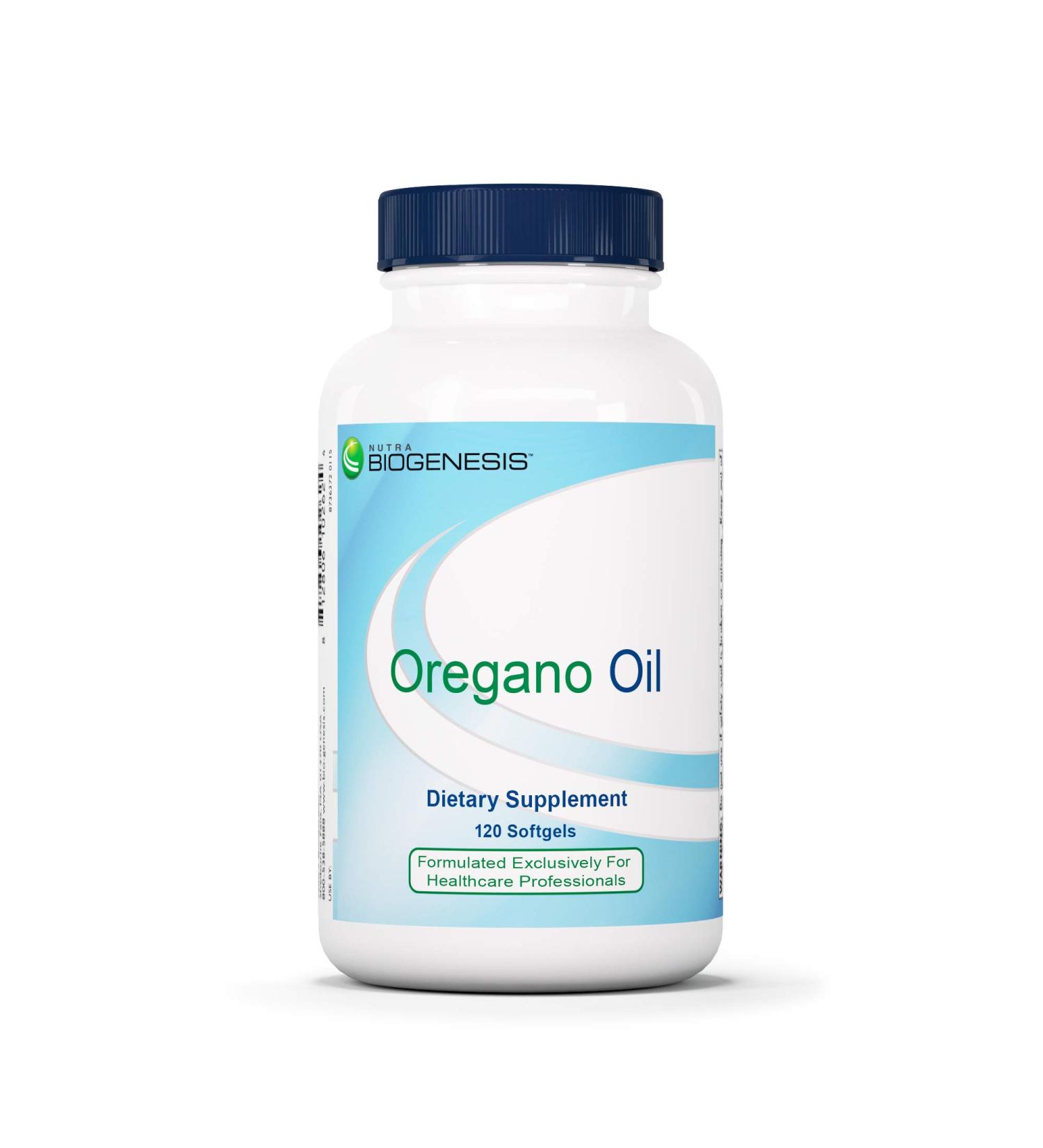 Nutra BioGenesis Oregano Oil Capsules - Respiratory and Digestive Support (120 Count) - Buy Online on GoSupps.com