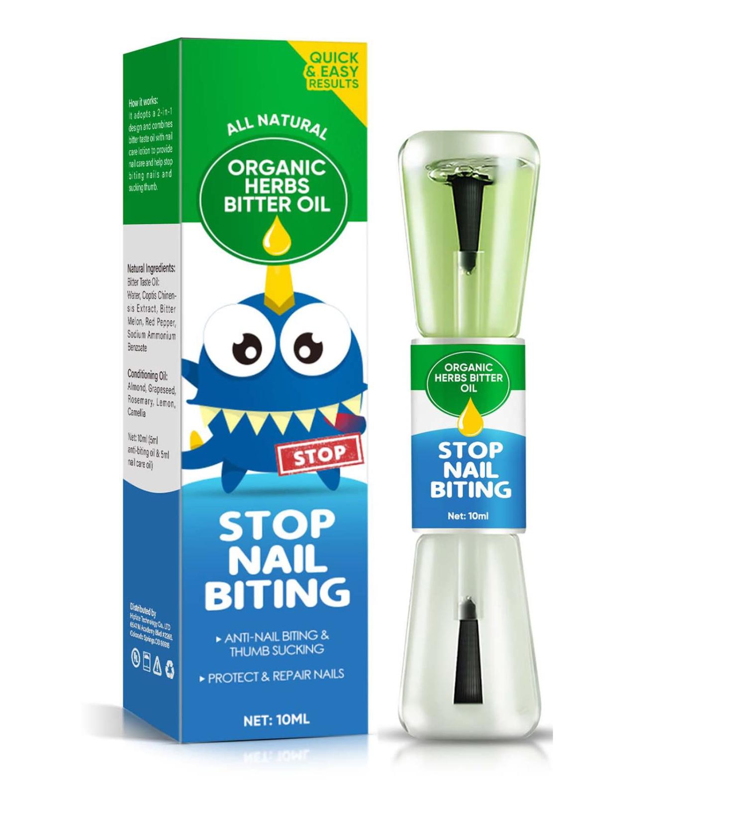 Stop Nail Biting & Thumb Sucking with Safe Natural Plant Extract - Kids & Adults Nail Care Solution - Buy Online on GoSupps.com