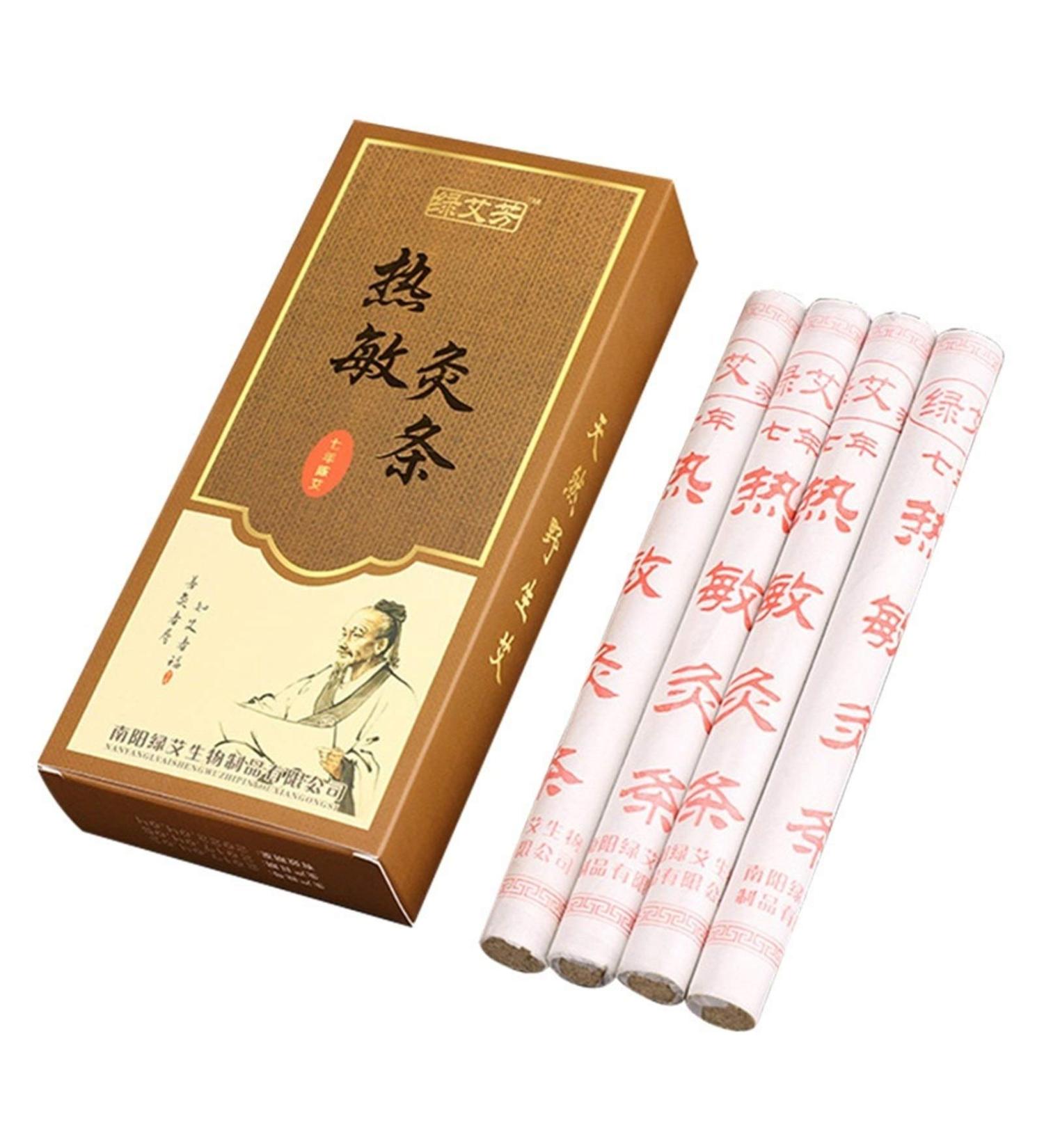 Buy BANGHA Moxa Rolls - Premium 7-Year Moxibustion Pen & Sticks for Home Use - International Shipping Available - Buy Online on GoSupps.com
