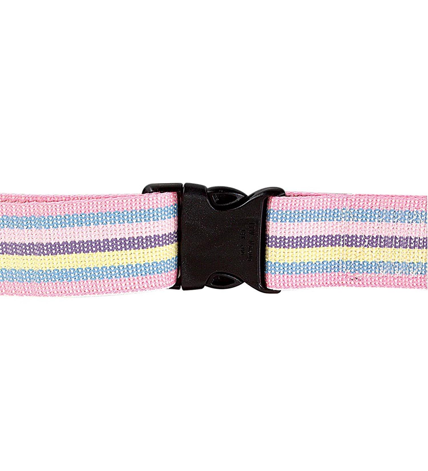 80431 Gait Belt with Quick Release Plastic Buckle 2" Width 32" Length 3 Pastel