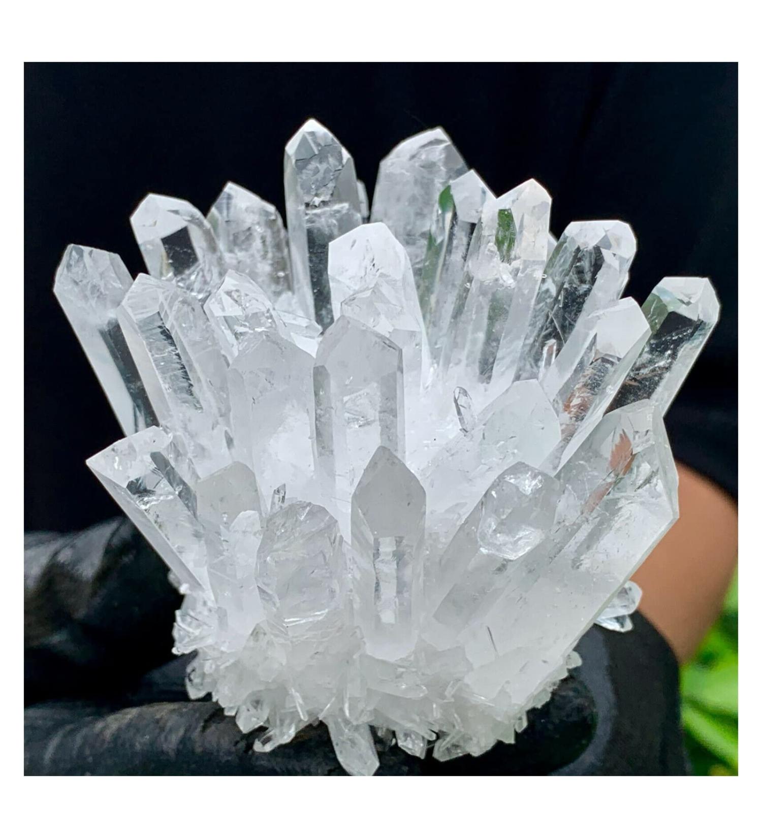 Natural White Phantom Quartz Crystal Cluster Samples Home Office Decoration Crystal Cluster (Size : 480-500) - Buy Online on GoSupps.com