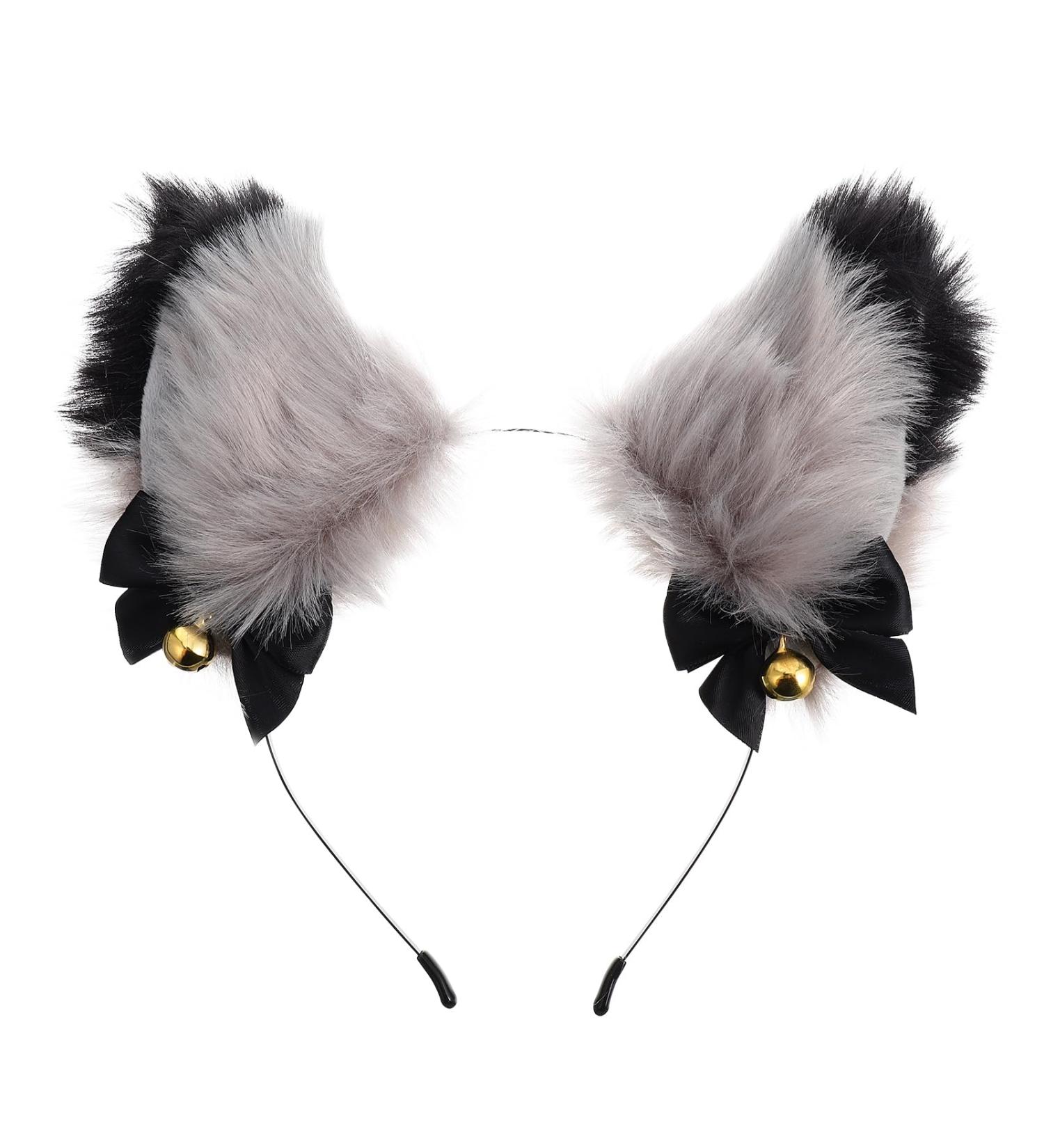 Healvian Fur Fox Cat Ear Headband Cat Ear Headband Party Hair Ears Headband Halloween Headbands Animal Ears Hair Accessories Animals Ears Headband for Cosplay Halloween Christmas Party Costume - Buy Online on GoSupps.com