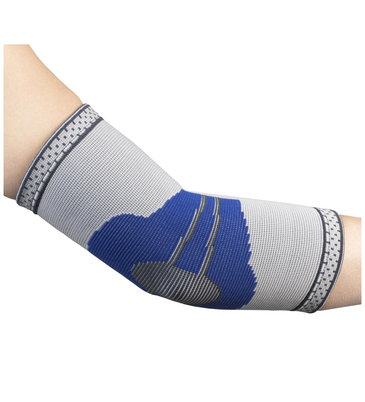 OTC Elastic Elbow Support Sleeve - Compression Brace for Elbow & Arm Pain Relief | Large | International Shipping - Buy Online on GoSupps.com