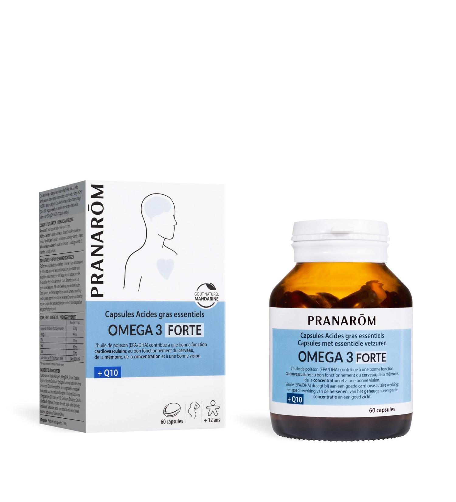 Pranar m Pranarom Omega 3 Capsules Forte Organic 60 Capsules