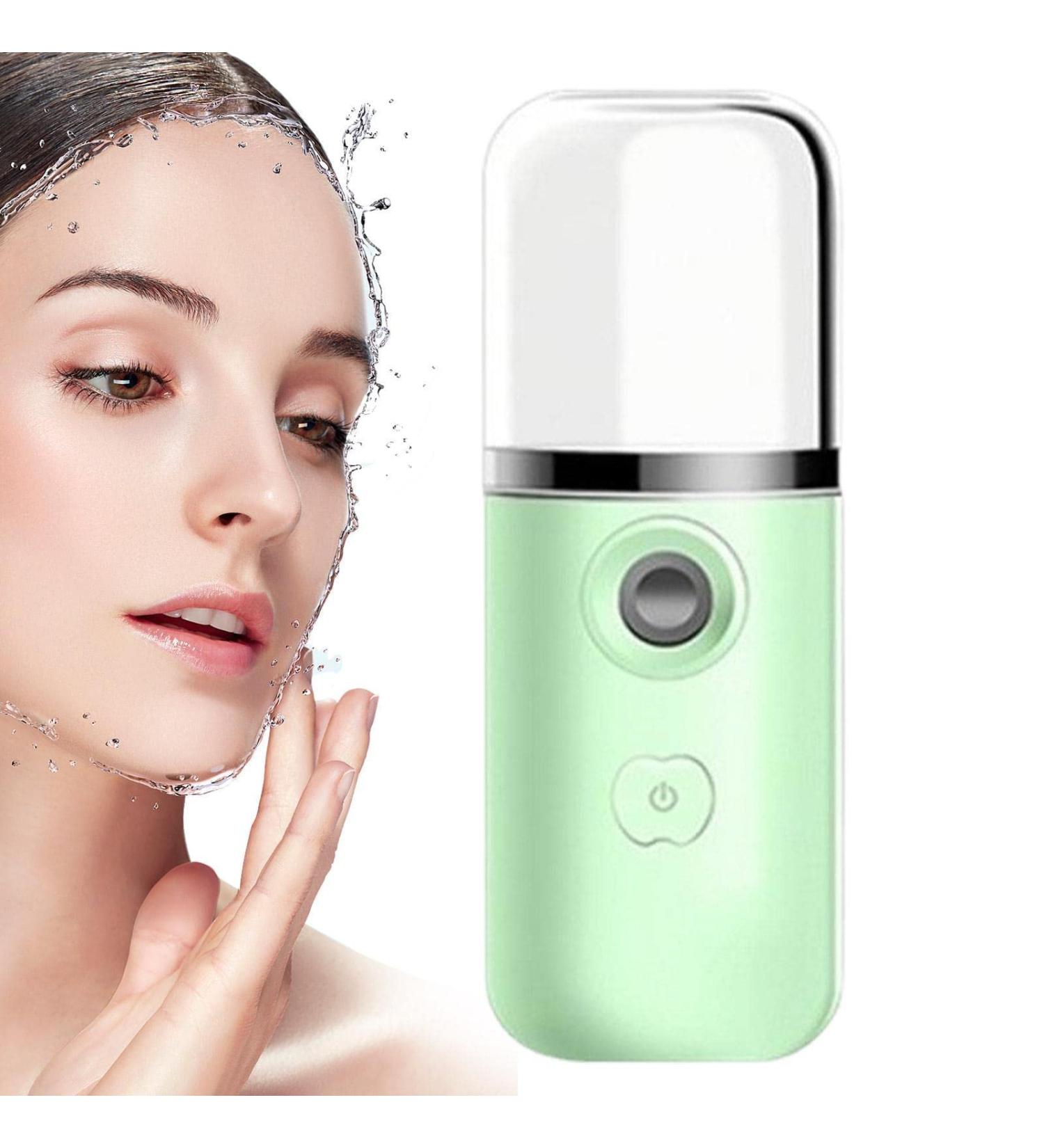 Mist Sprayer Portable Nano Ionic Mist Sprayer | Face Facial Sprayer for Skin Care Refreshing Revitalizing & Soothing - Face Steamer for Daily Use Jiahua Green - Buy Online on GoSupps.com