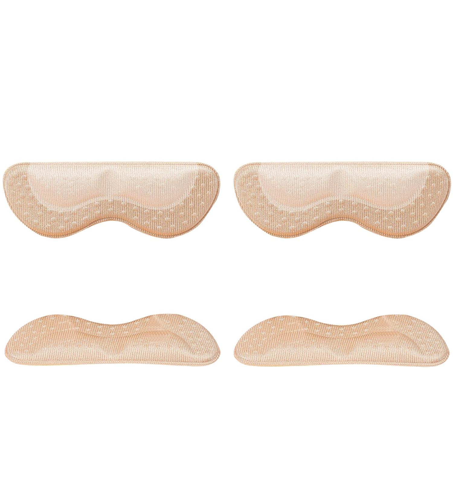 Buy Heel Grips Liner for Men & Women - Back of Heel Cushions for Loose Shoes Prevent Blisters & Slipping (4 Pairs) - Ideal Shoe Filler - Buy Online on GoSupps.com