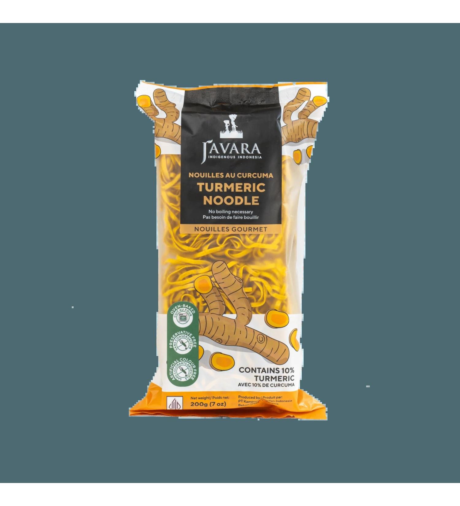 Javara Turmeric Noodle - 1 Case (Consist of 12 pcs)