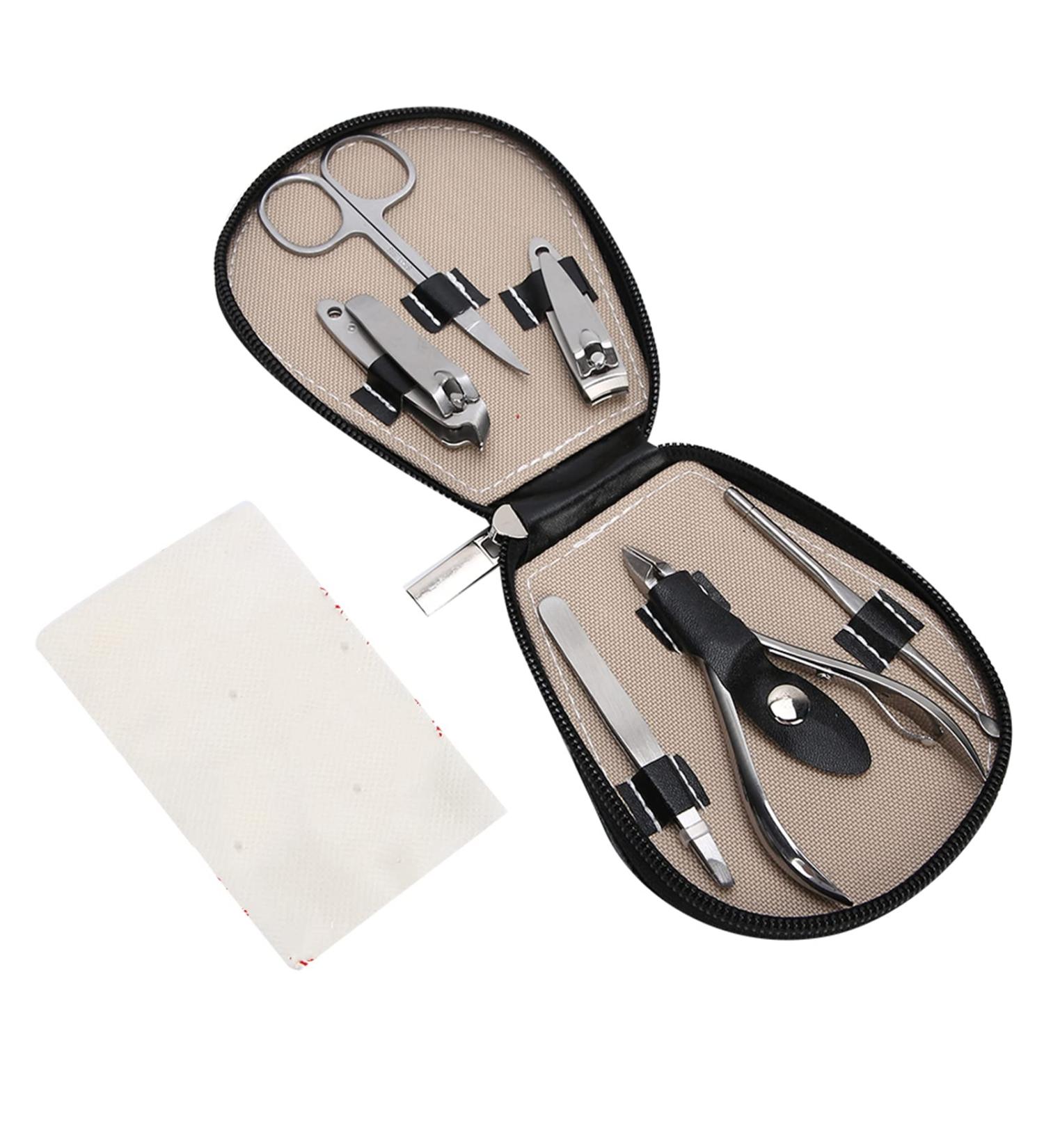 Nail Clippers Cuticle Nippers High Hardness Grooming Kit Stainless Steel for Beauty Salon for Home for Nail Salon - Buy Online on GoSupps.com