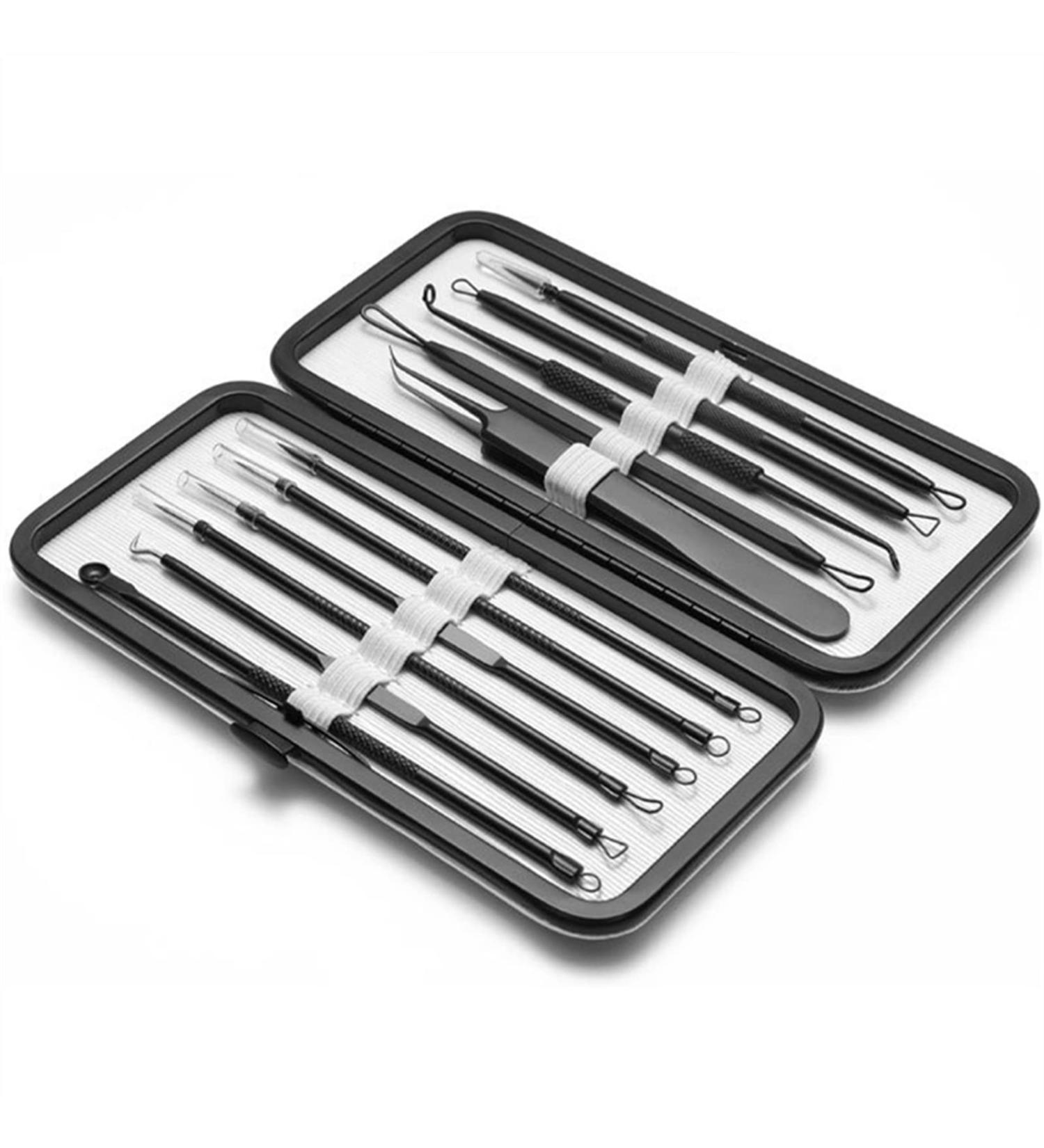 Acne Needle 11PCS Blackhead Removal Extractor Pimple Tool Kit Stainless Steel Acne Needle Tools Set for Facial Skin Care Beauty Tools (Color : 11pcs Acne Needle) - Buy Online on GoSupps.com