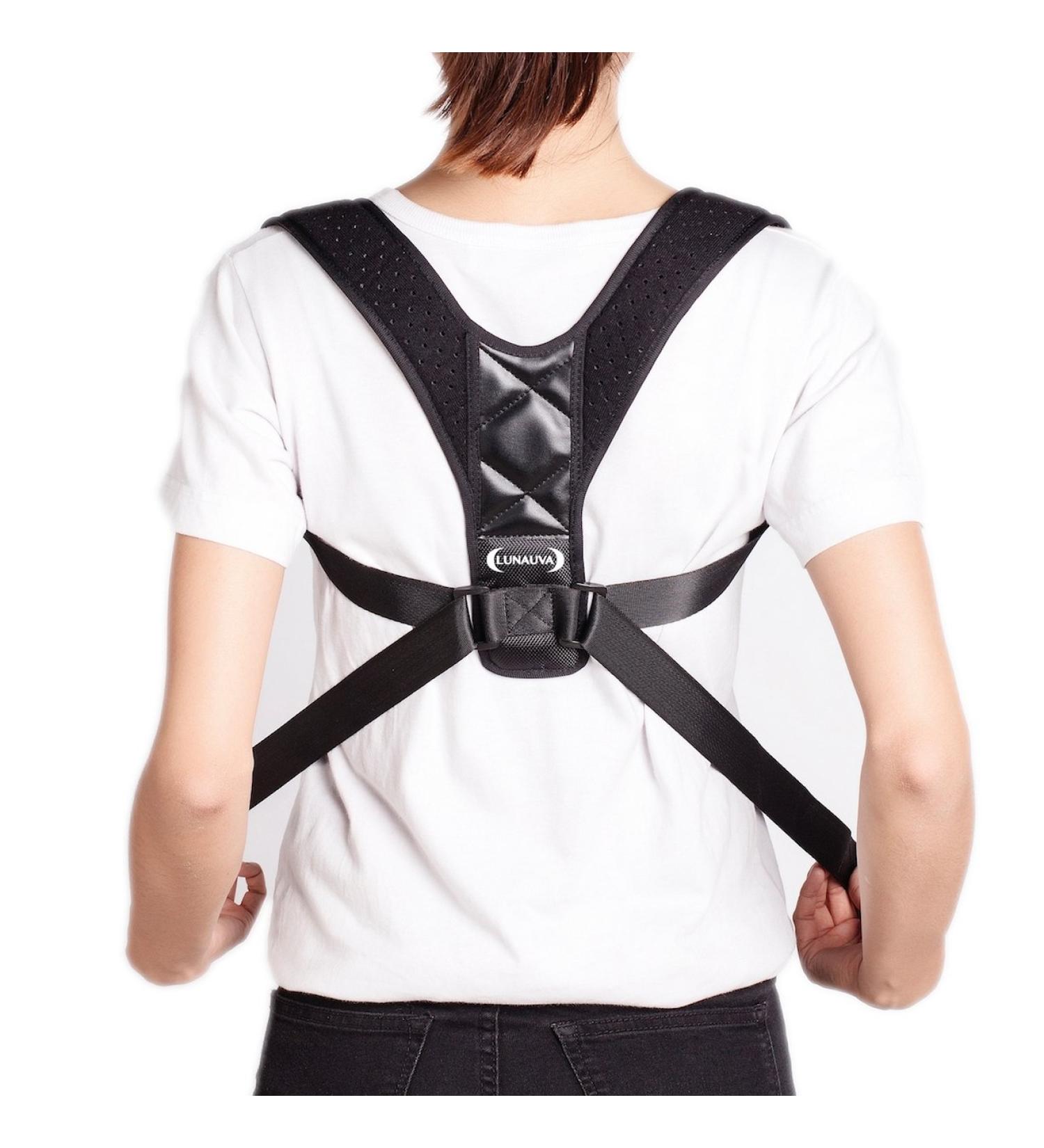 Adjustable Posture Corrector & Back Support Brace for Men & Women - Improve Posture & Prevent Slouching (ML - Buy Online on GoSupps.com