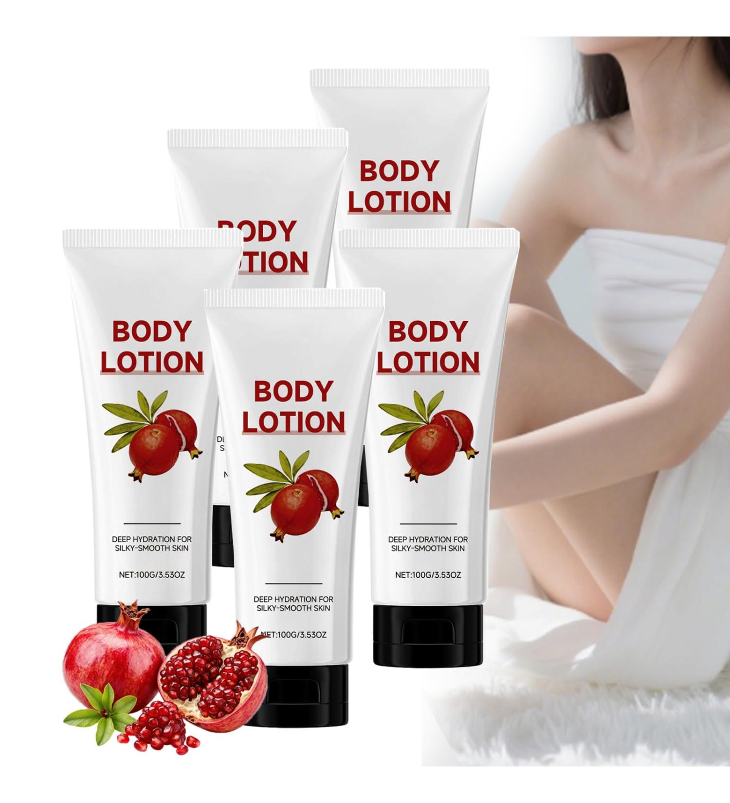  ZLHHRZJX Pomegranate Body Lotion Pomegranate Hand Face and Body Cream - Intensive Moisturizing Lotion for All Skin Types Shea Body Butter with Pomegranate Scent Moisturizing Care (5 PCS) - Buy Online on GoSupps.com