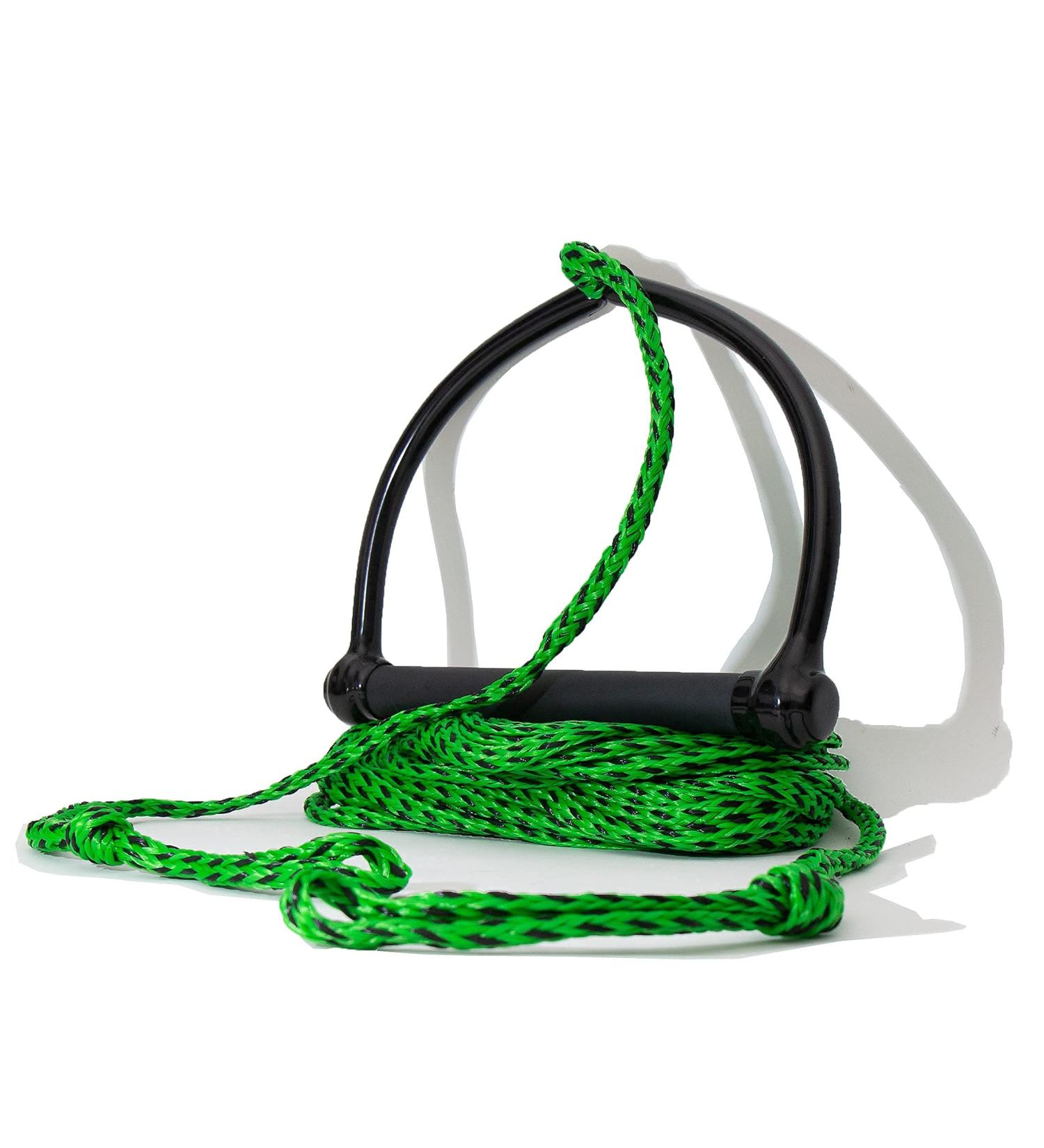 Multi-Purpose 75 Water Ski Rope with Handle - Tangle-Proof & Durable Green - Buy Online on GoSupps.com