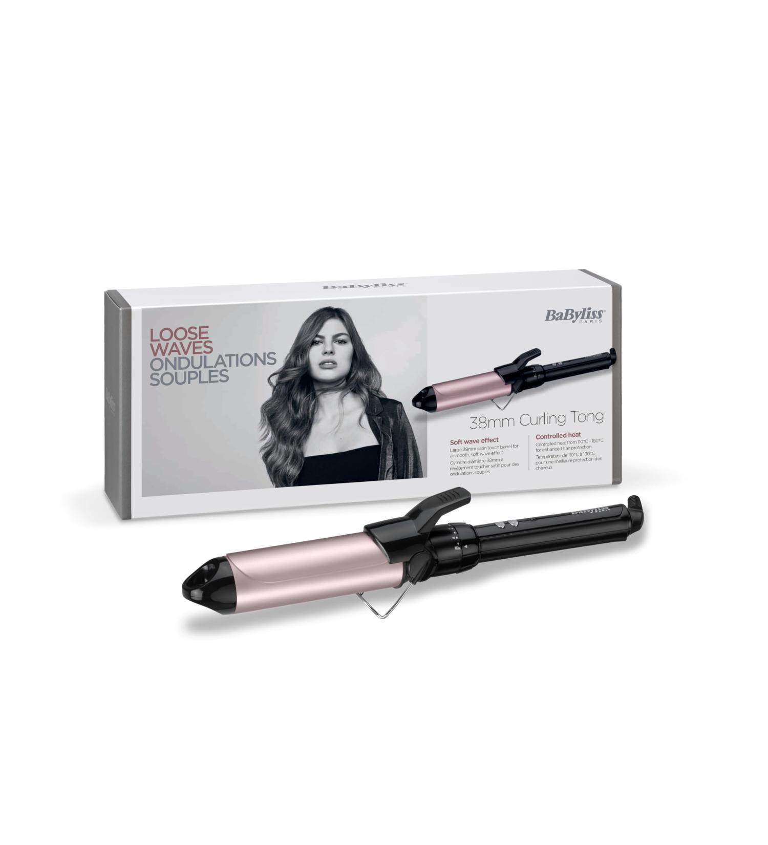 Buy BaByliss 38mm Curling Iron - Large Diameter Clamp for Soft Waves & Big Curls - International Shipping Available - Buy Online on GoSupps.com