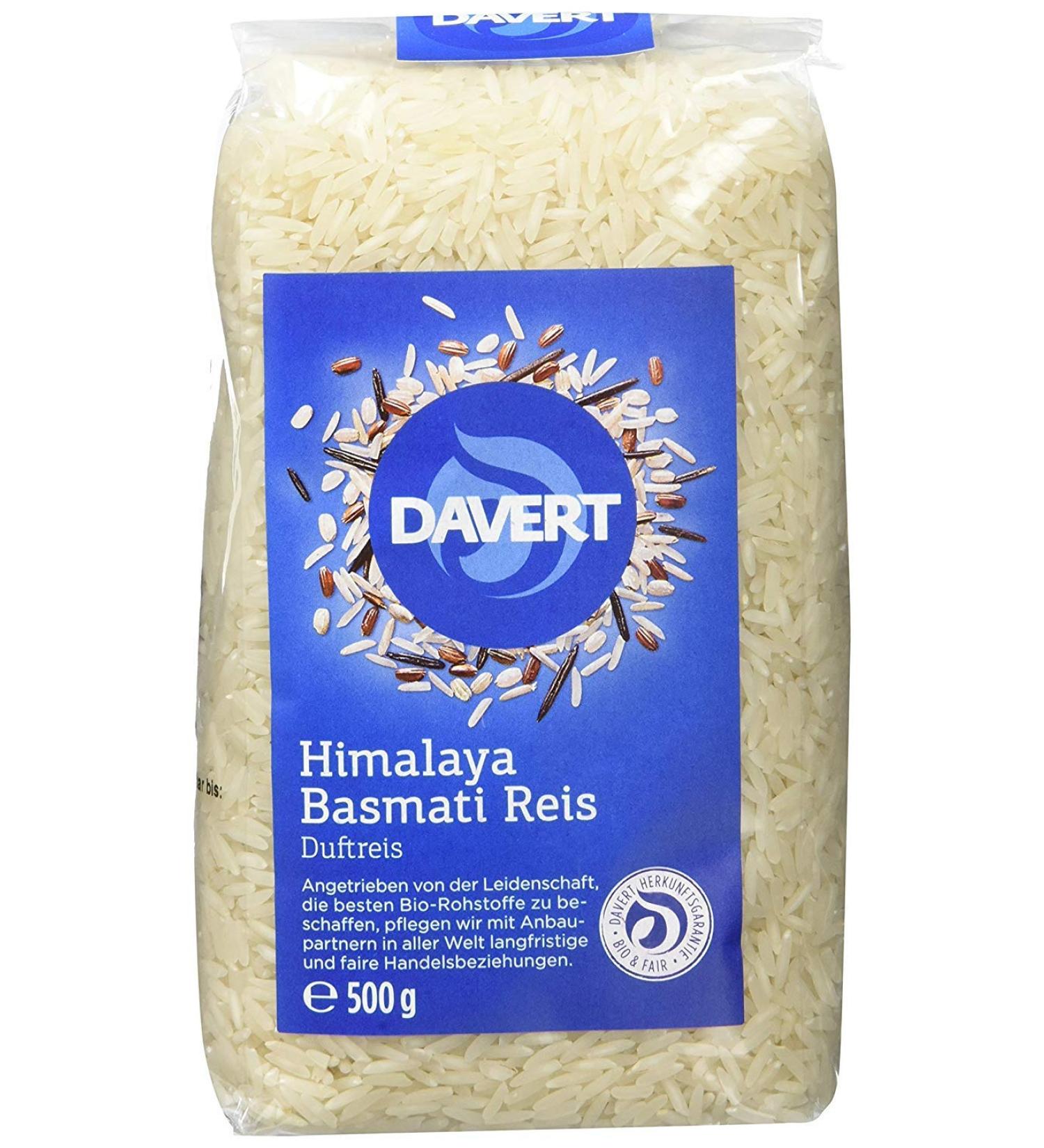  Davert Davert Himalaya Basmati Rice 4 x 500 g White - Buy Online on GoSupps.com