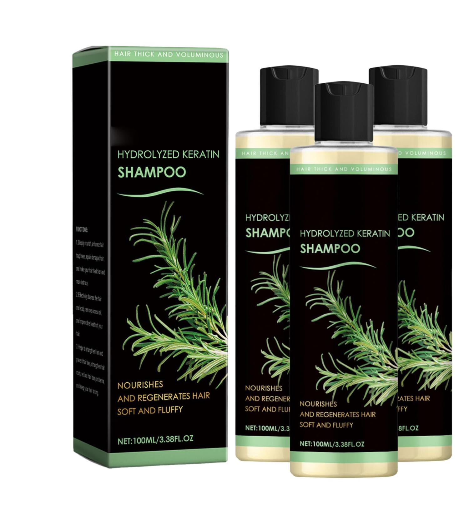 Rosemary shampoo for hair growth rosemary shampoo against hair loss deep cleansing restorative nourishing moisturizing for women and men suitable for all hair types 3 pieces 3 pieces - Buy Online on GoSupps.com