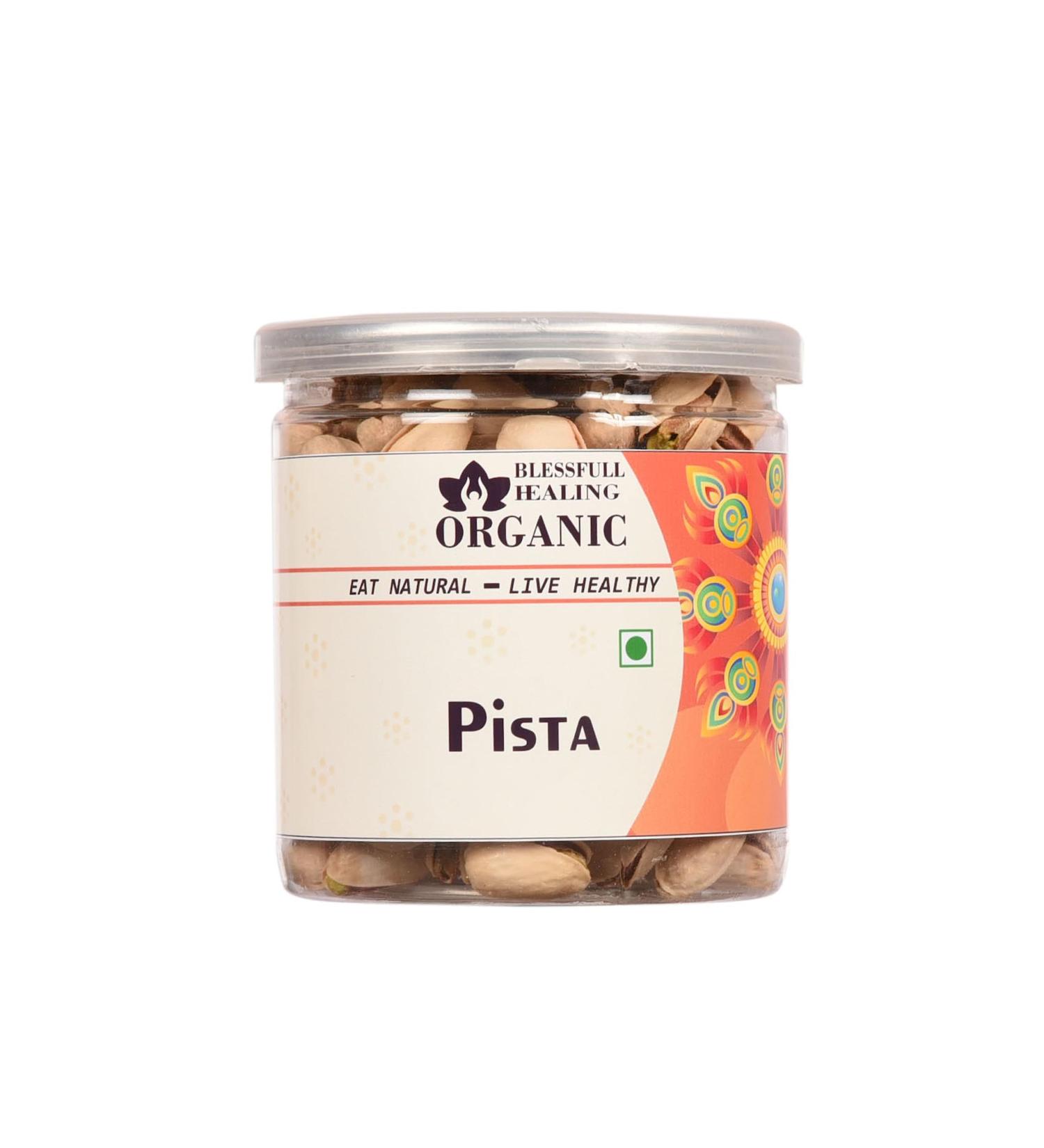 Blessfull Healing Organic Pista 250 Gram Airtight Container (Packing May Vary) - Buy Online on GoSupps.com
