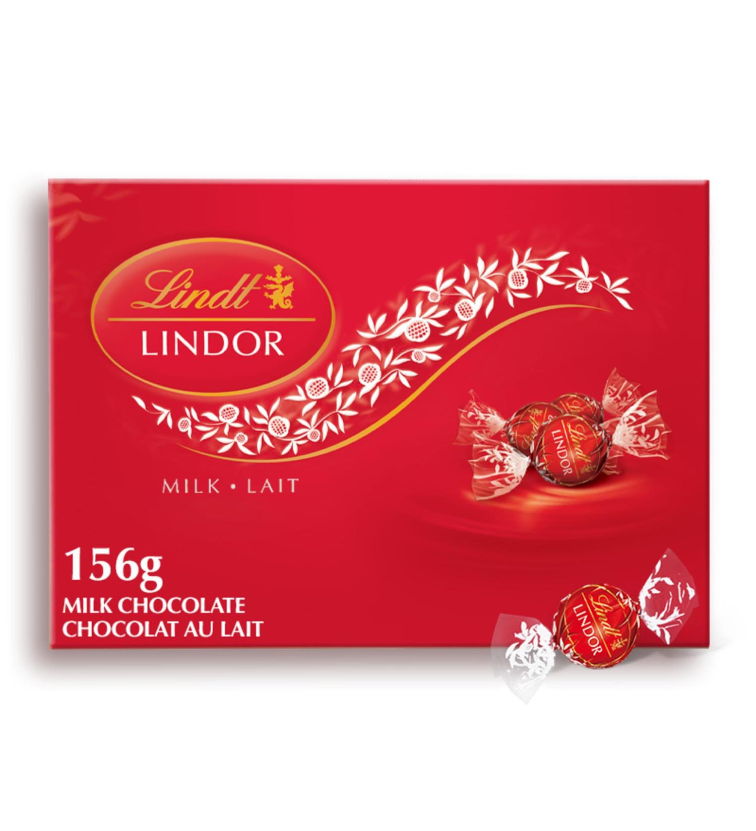 Lindt LINDOR Milk Chocolate Truffles Gift Box 156-Gram Box Chocolate Gift Box Perfect for Gifting - Buy Online on GoSupps.com