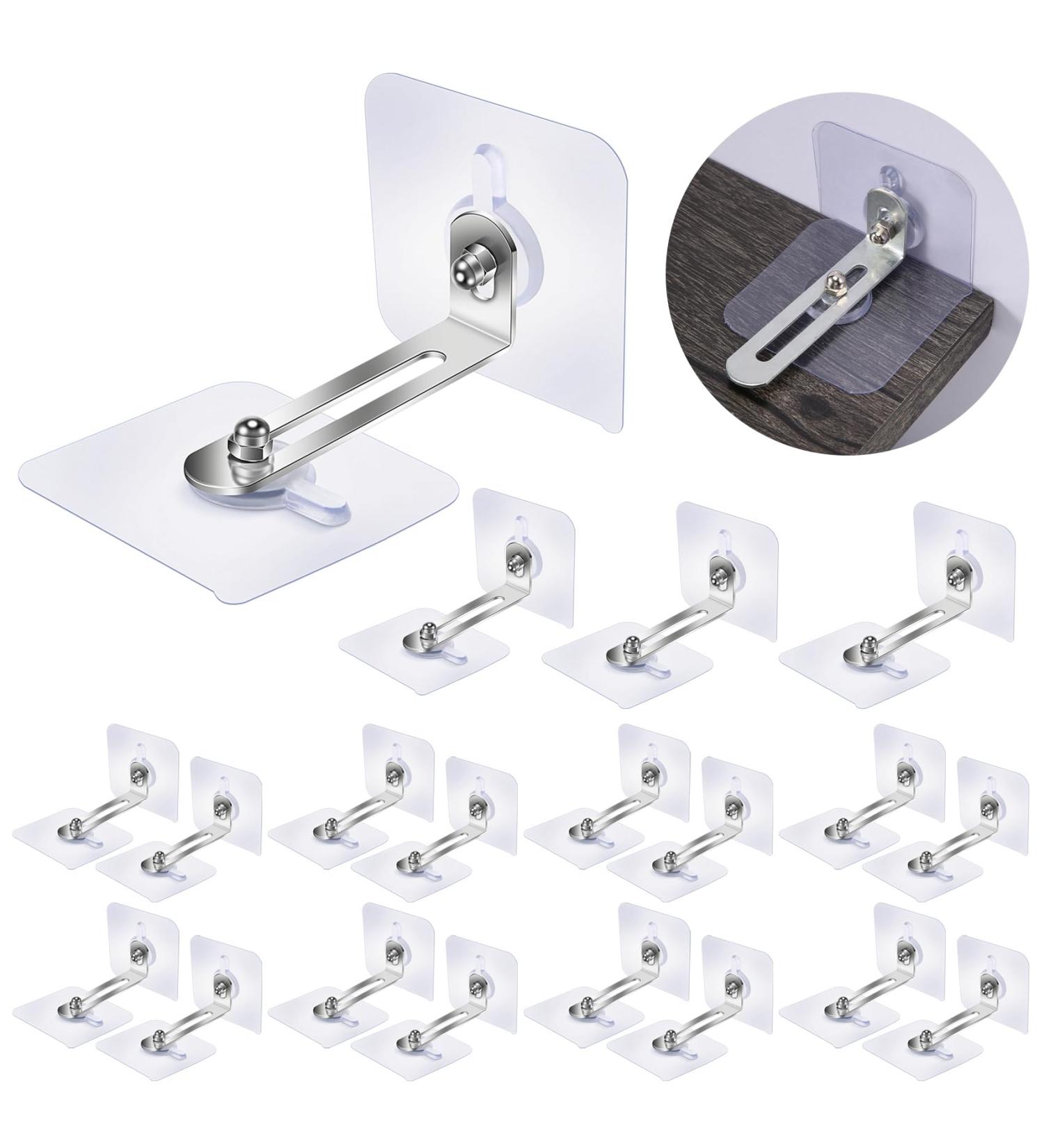 ERPMLYO 20 Sets Child Locking Cabinet Tilting Protection - Anti-Tipping Furniture Straps for Baby & Pet Safety | Wall Anchor without Drilling - Buy Online on GoSupps.com