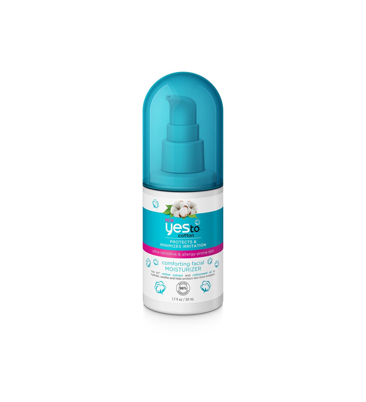 Yes To Cotton Comforting Facial Moisturizer - Hydrating 1.7 Fl Oz for All Skin Types | International Shipping Available - Buy Online on GoSupps.com