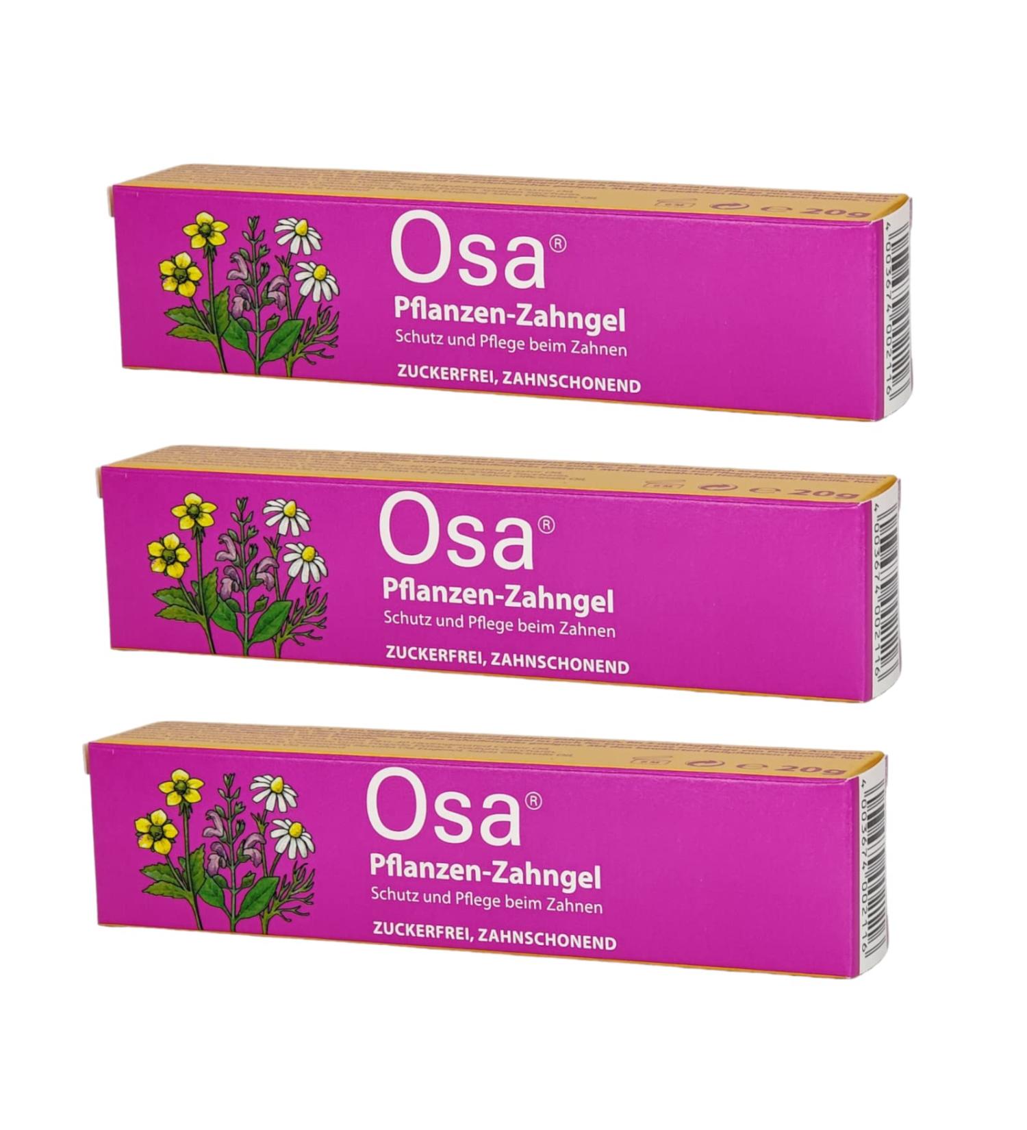 Osa Herbal Toothpaste Value Pack | 3x20g | Free PharmaPerle Giveaway - Best International Shipping - Buy Online on GoSupps.com