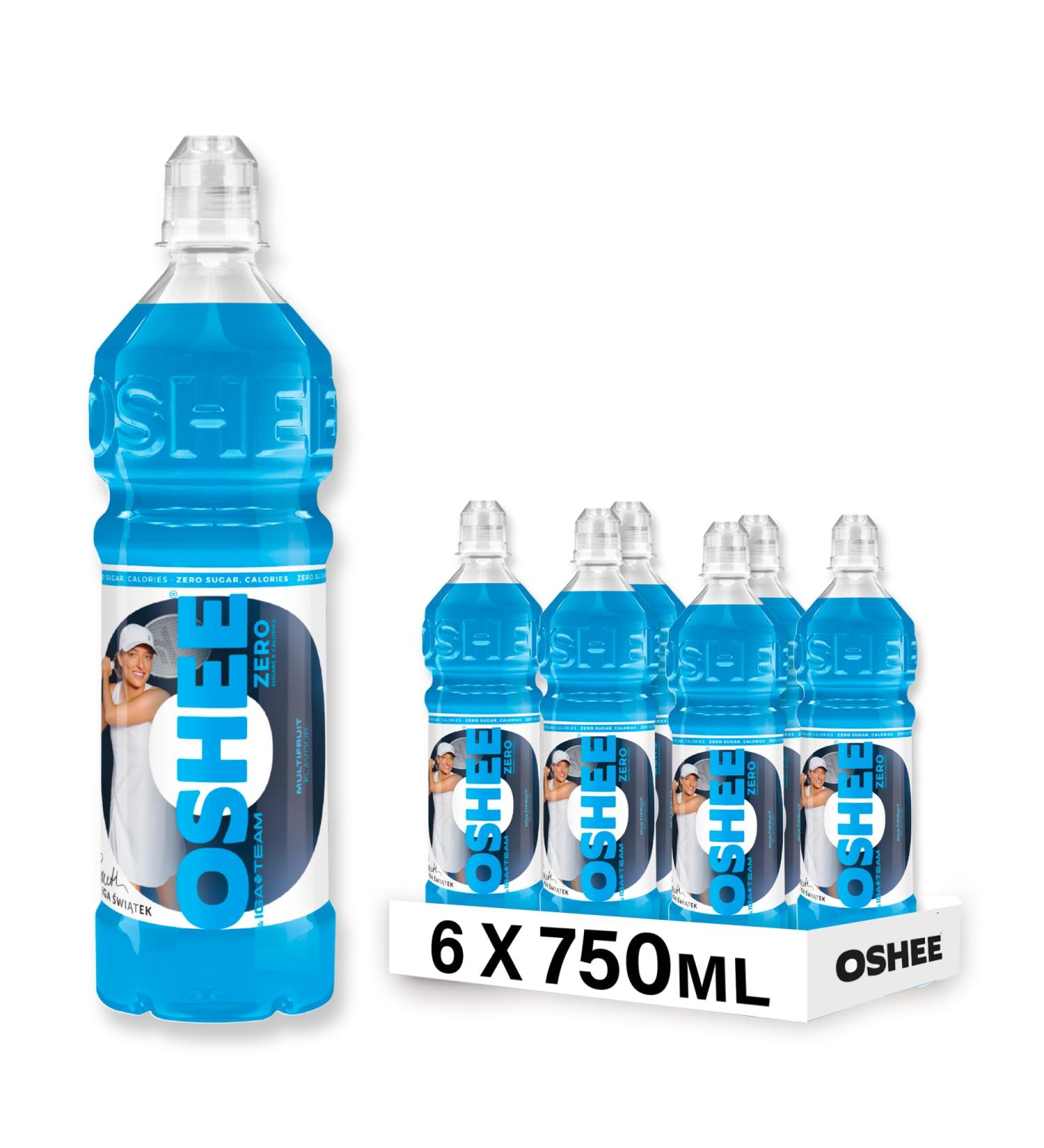  Oshee Oshee Isotonic Drink - Multifruit Flavor 750ml (Pack of 6) Electrolyte & Hydration Drink for Sports & Recovery Rejuvenates Minerals & Supports Performance - Buy Online on GoSupps.com