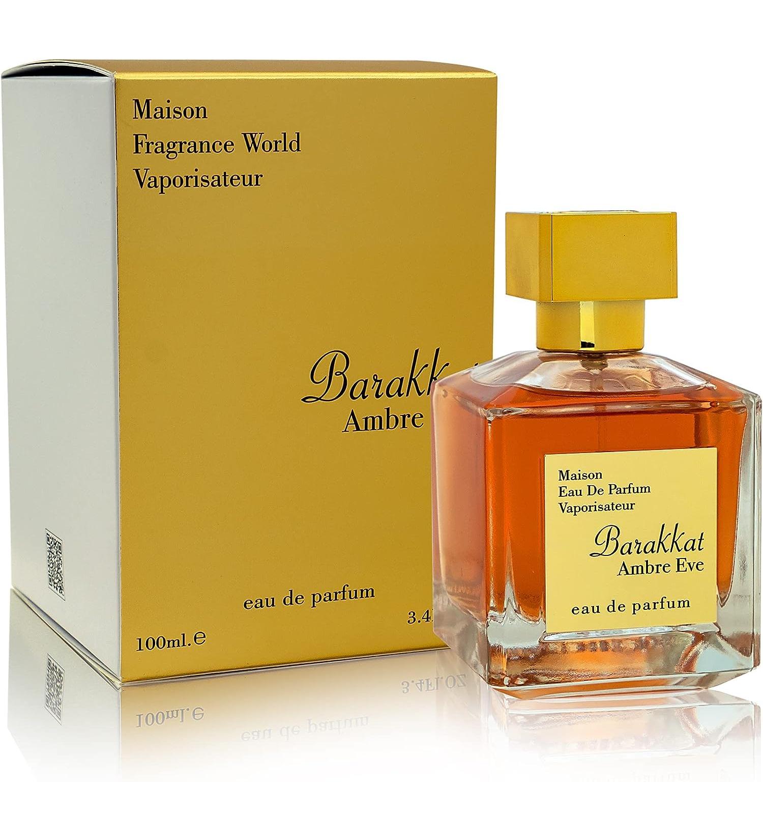 Fragrance World Barakkat Ambre Eve - Eau de Parfum 3.4FL OZ (100ml) - Buy Online on GoSupps.com