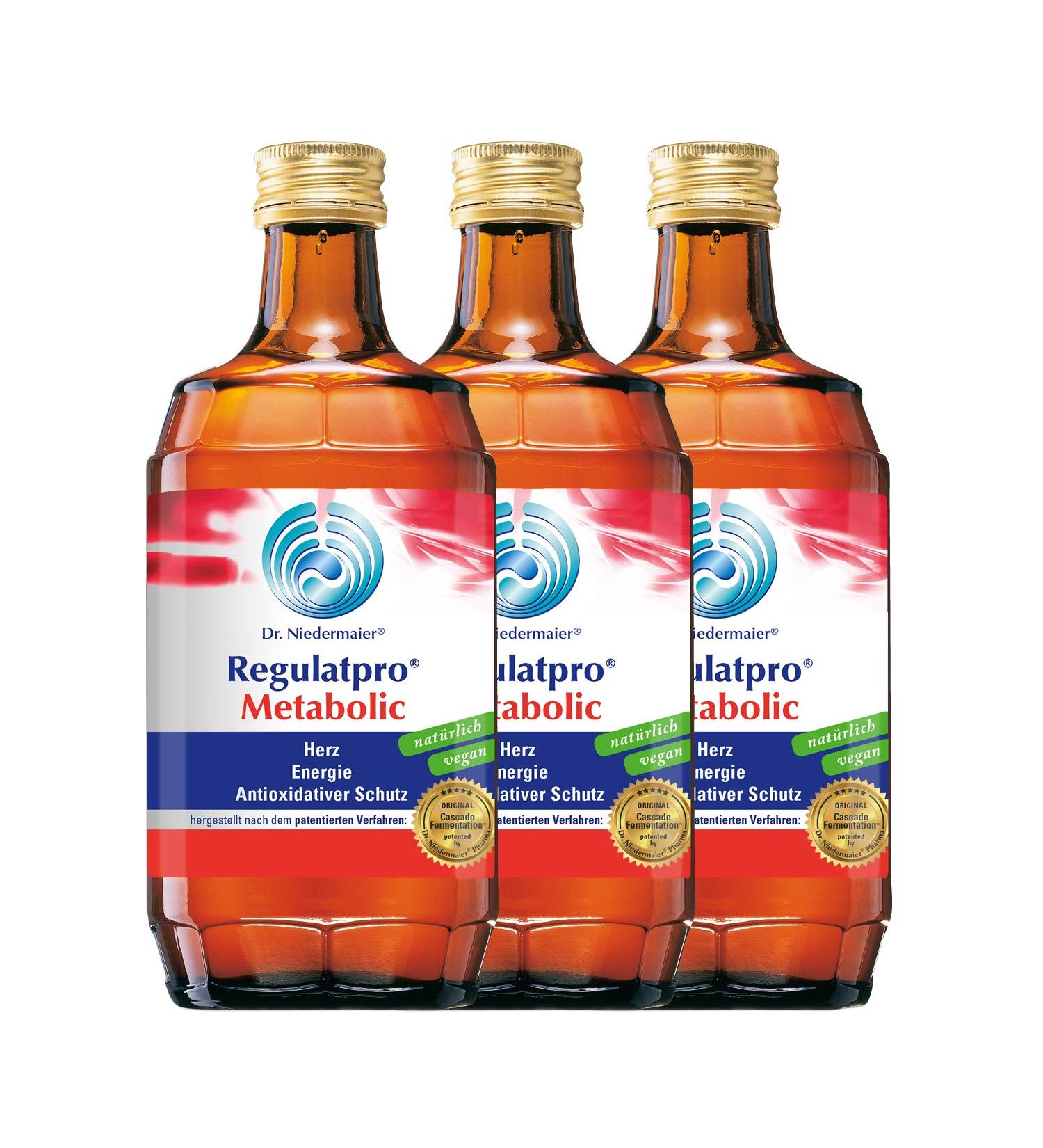  Dr. Niedermaier Dr. Niedermaier Regulatpro Metabolic I for increased energy and improved sports performance - Antioxidant protection - Contains magnesium manganese vitamin B - 3 x - Buy Online on GoSupps.com