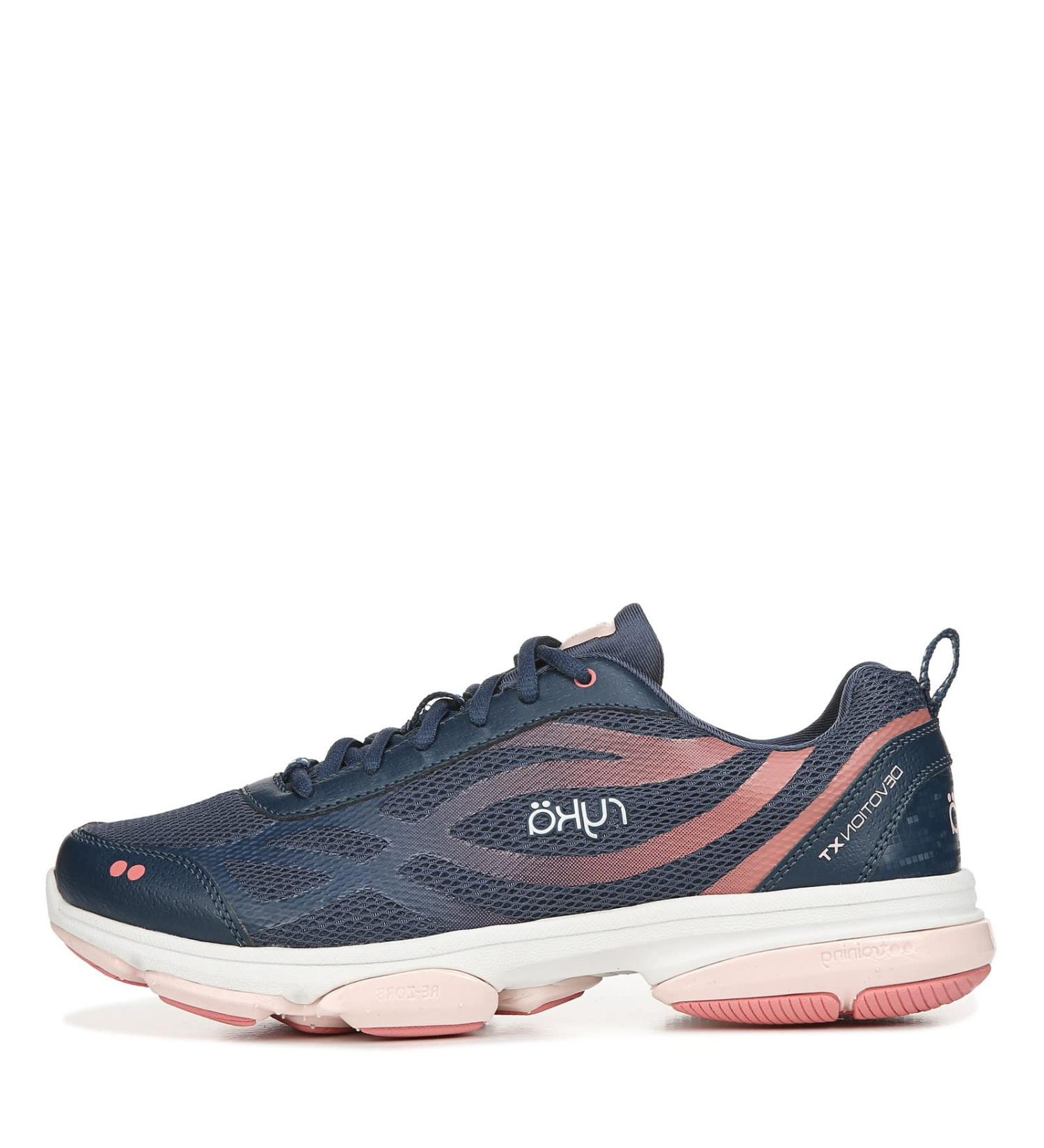 Ryka Women's Devotion XT Training Shoe 8.5 Navy Peach - Buy Online on GoSupps.com
