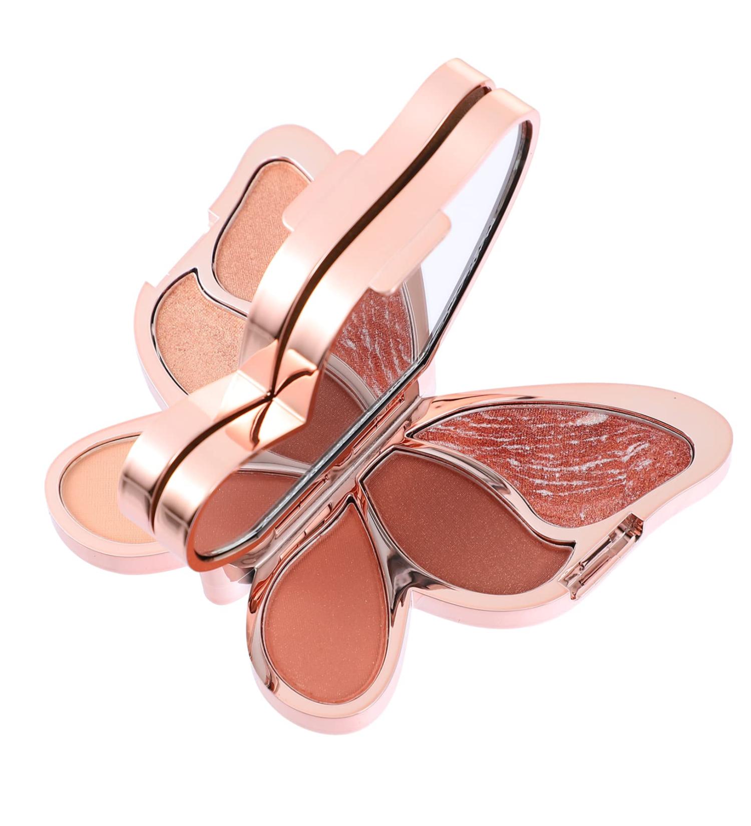 TOVINANNA Blush 1pc Eyeshadow Palette Multi-functional Girl Cosmetics Makeup Pallet Abs Pearlescent Lip Gloss Woman 1 count (Pack of 1) As Shown 1 - Buy Online on GoSupps.com