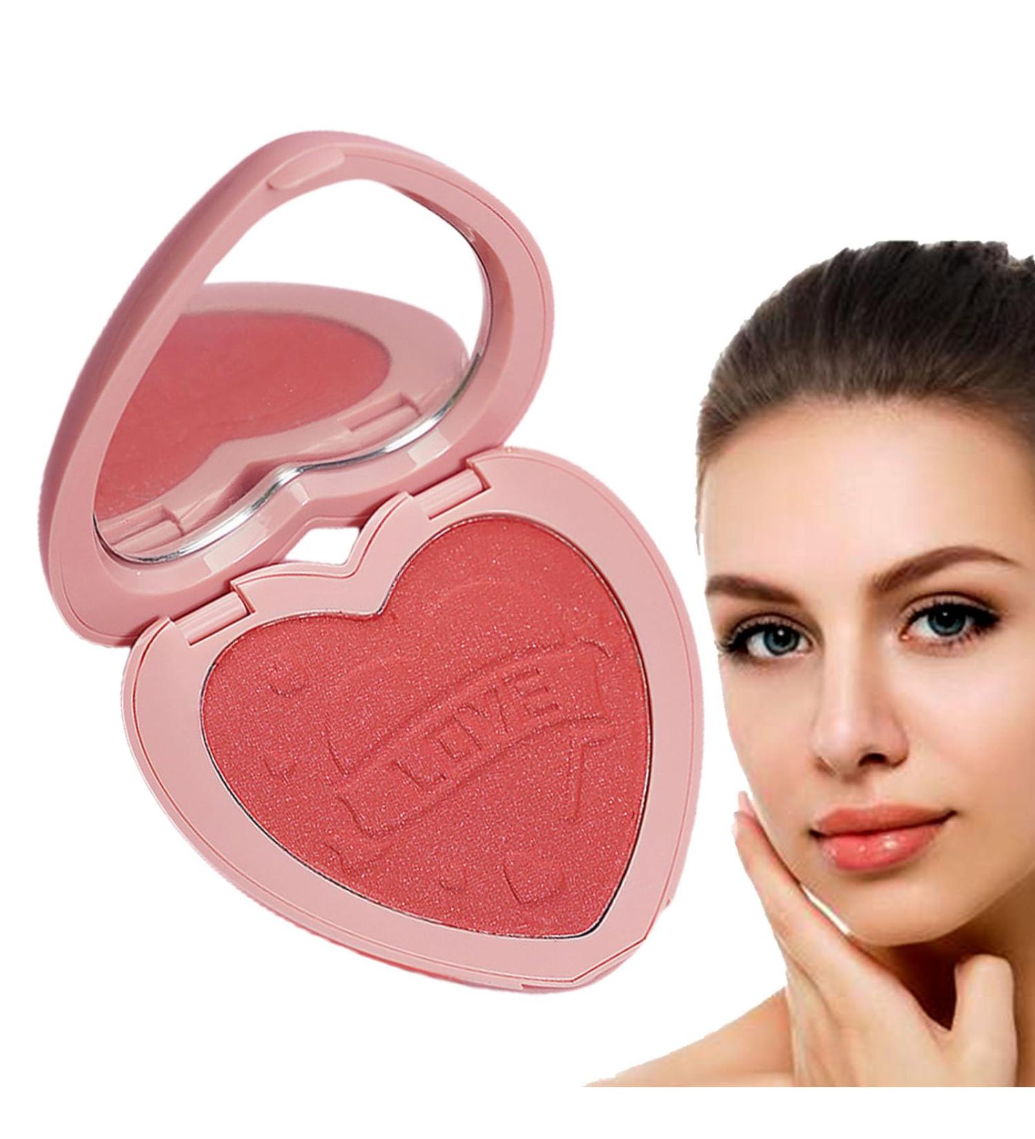 Matte Face Blush | Highly Pigmented Powder for Cheeks and Face Facial Highlighters for Girls for Home Work Travel Shopping Meeting Date Aokley - Buy Online on GoSupps.com