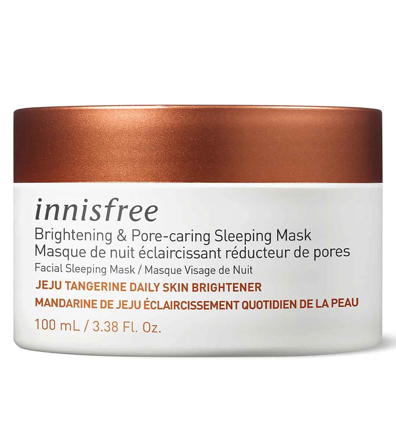 Innisfree Tangerine Brightening Sleeping Mask Treatment 3.38 Fl Oz - Pore Caring Formula - Buy Online on GoSupps.com