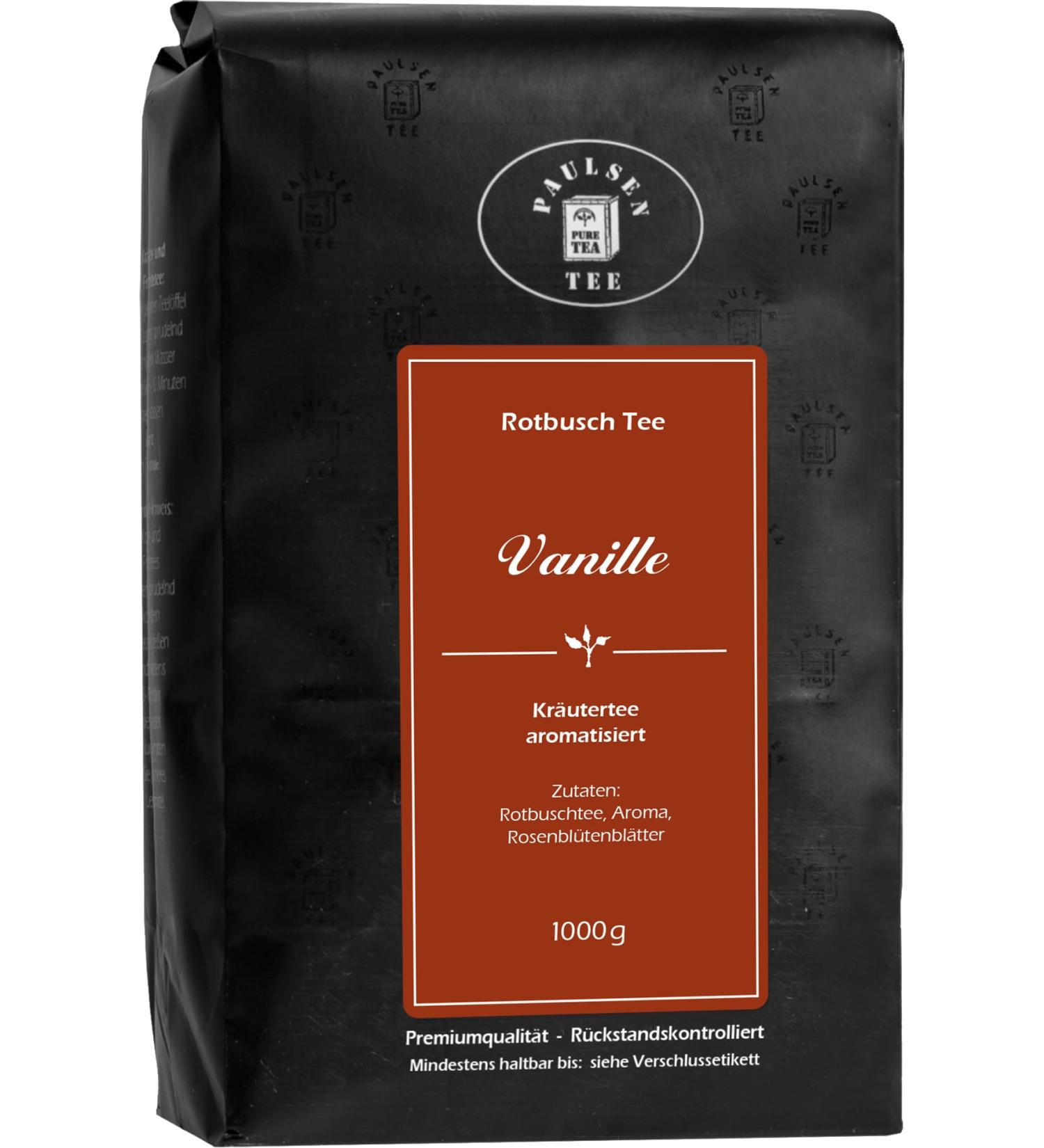 Paulsen Red Bush Tea Vanilla 1000 g Residue Controlled