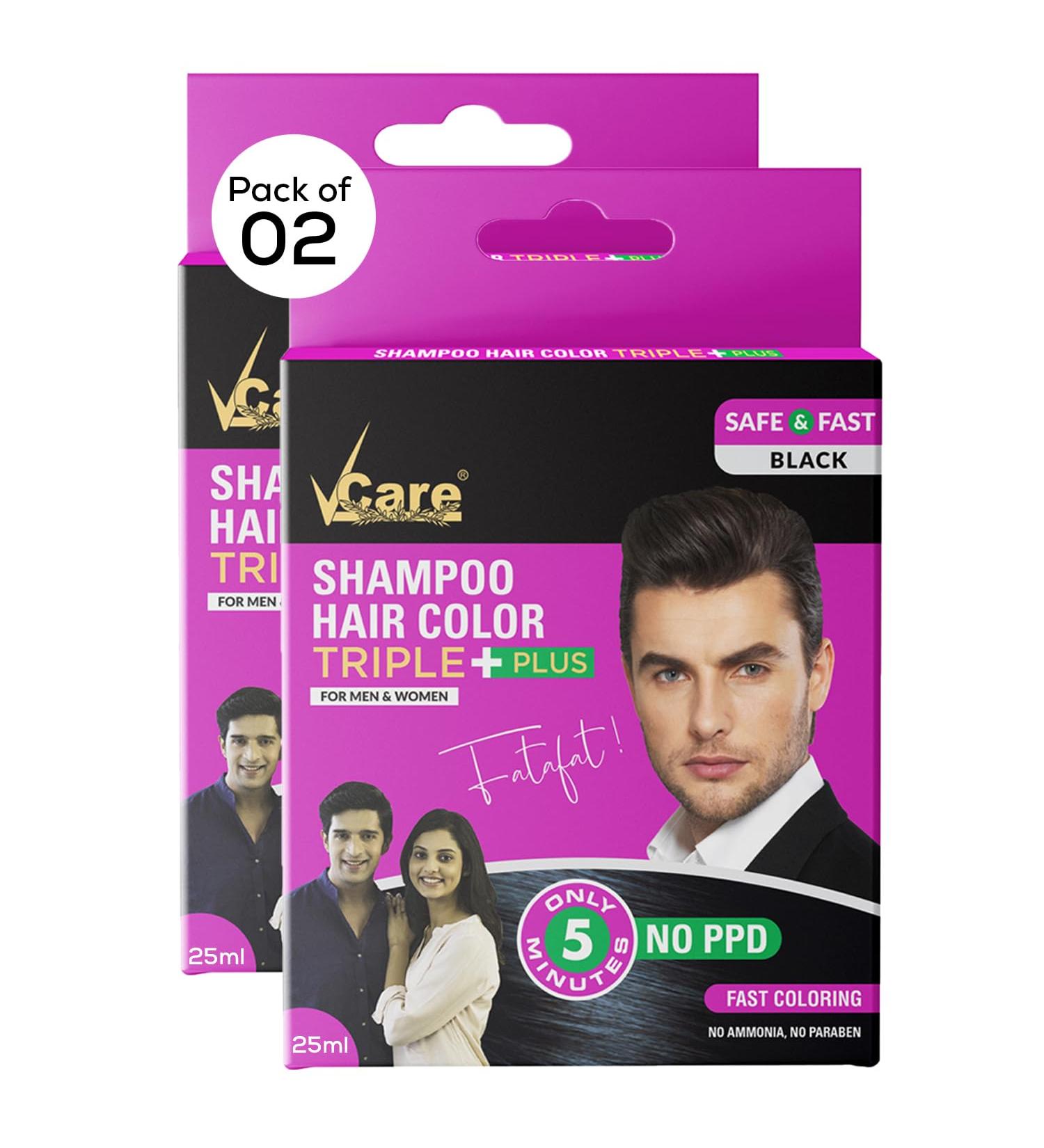 Shampoo Hair Color Black 25ml - Long-Lasting Vibrant Shades for All Hair Types | Buy Internationally - Buy Online on GoSupps.com