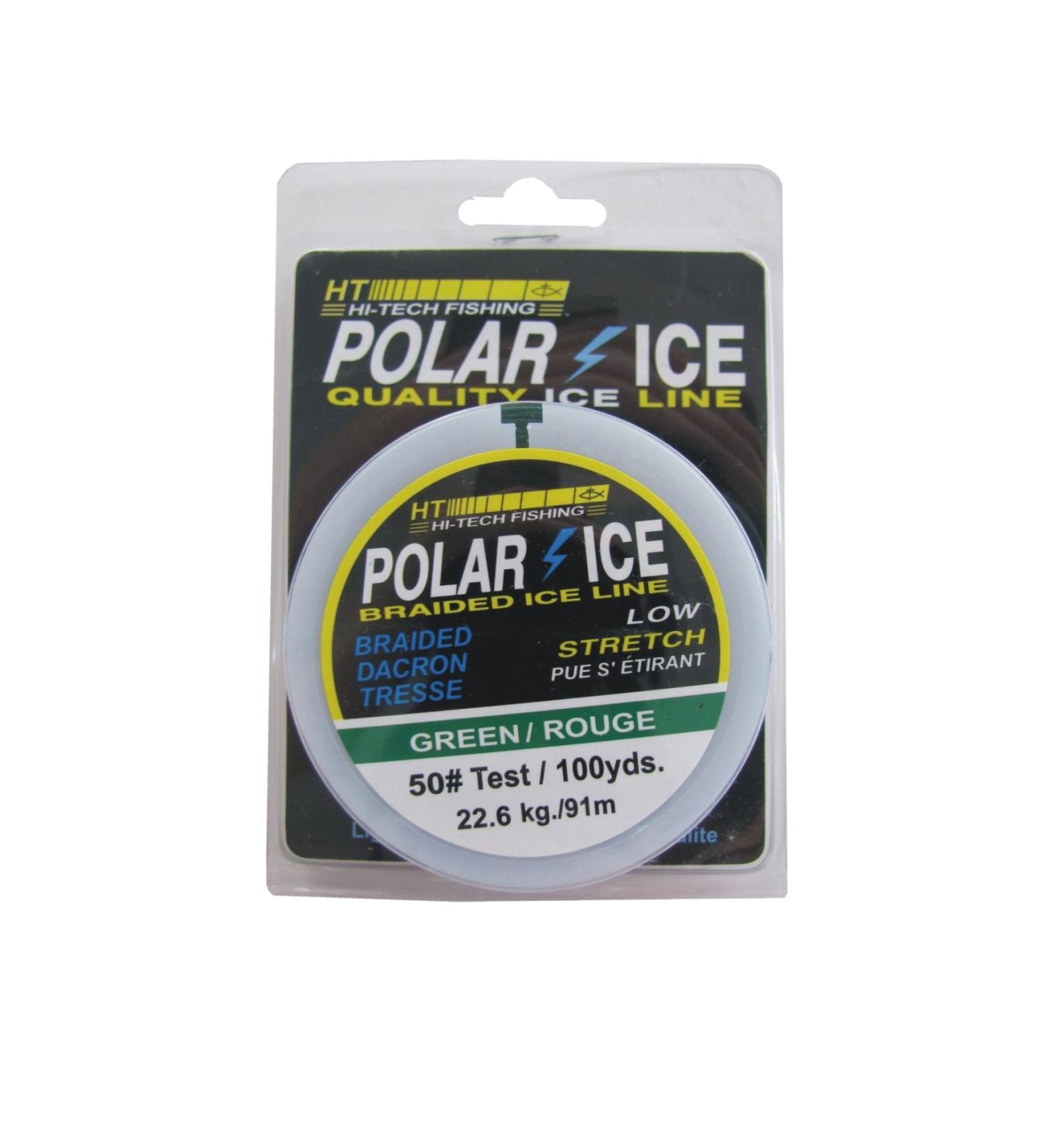 HT ILG-1050 Polar Ice No. 50 Braided Line, Green, 100-Yard