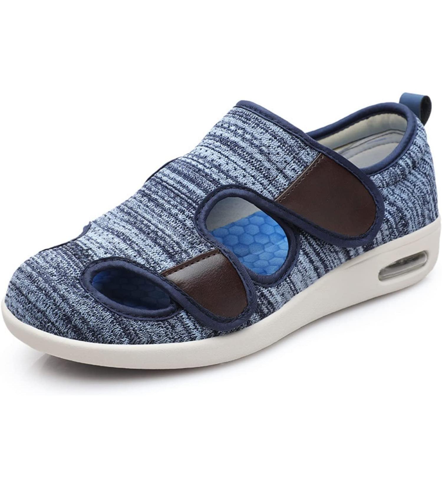 ZBJH Extra Wide Diabetic Shoes for Women | Swollen Feet Arthritis Edema Footwear | Breathable Lightweight Air Cushion Walking Shoes | Size 44, Color A04 - Buy Online on GoSupps.com