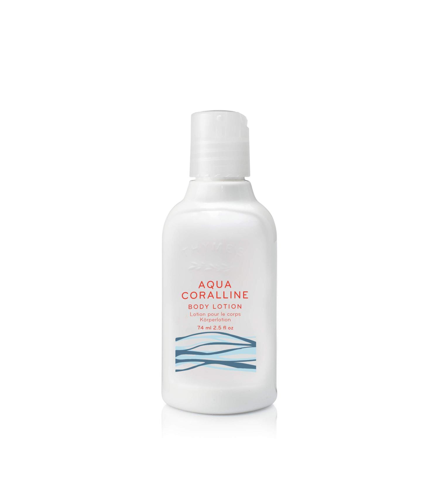 Thymes Petite Body Lotion 2.5 Fl Oz Aqua Coralline - Hydrating Body Moisturizer - Buy Online on GoSupps.com