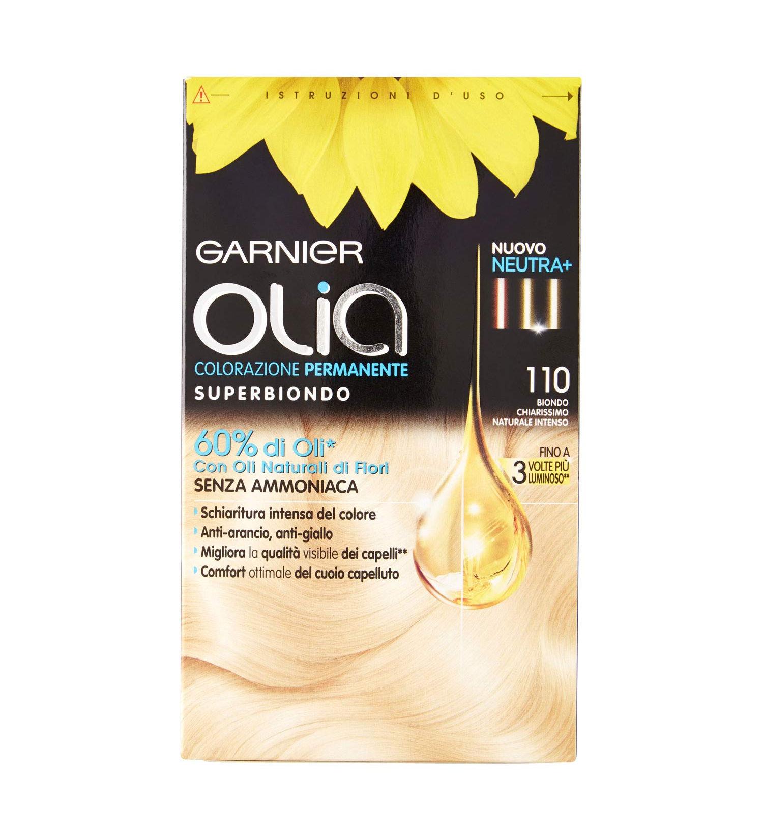 Garnier Olia permanent colouring and bleaching 110 Biondo Chiarissimo - Buy Online on GoSupps.com