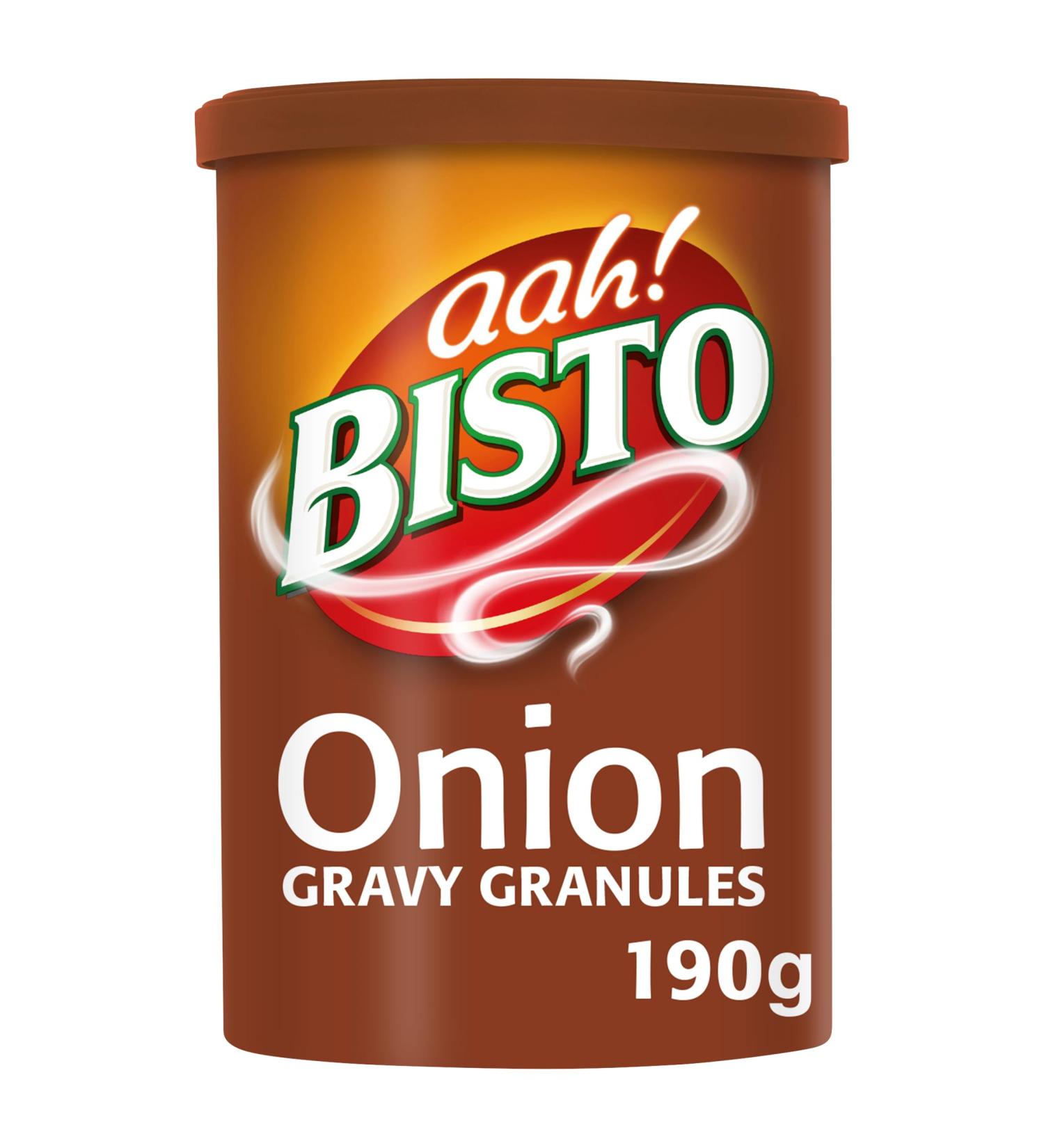 Bisto Flavorful and delicious vegetarian onion ice cream granules for hearty family meals 190 g drum pack of 1 - Buy Online on GoSupps.com