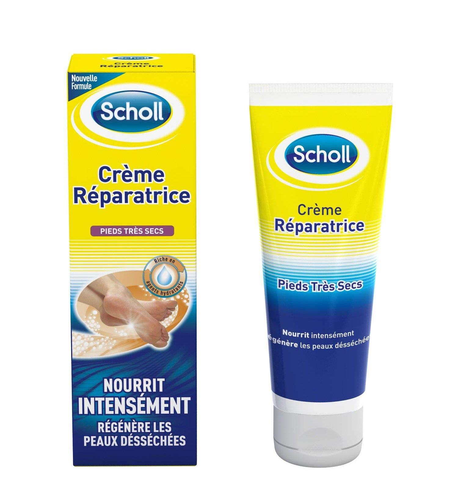 Scholl Very Dry Foot Repair Cream Soft and Smooth Feet in 24 Hours Intense Hydration Non-Greasy Absorbs Quickly 75 ml - Buy Online on GoSupps.com