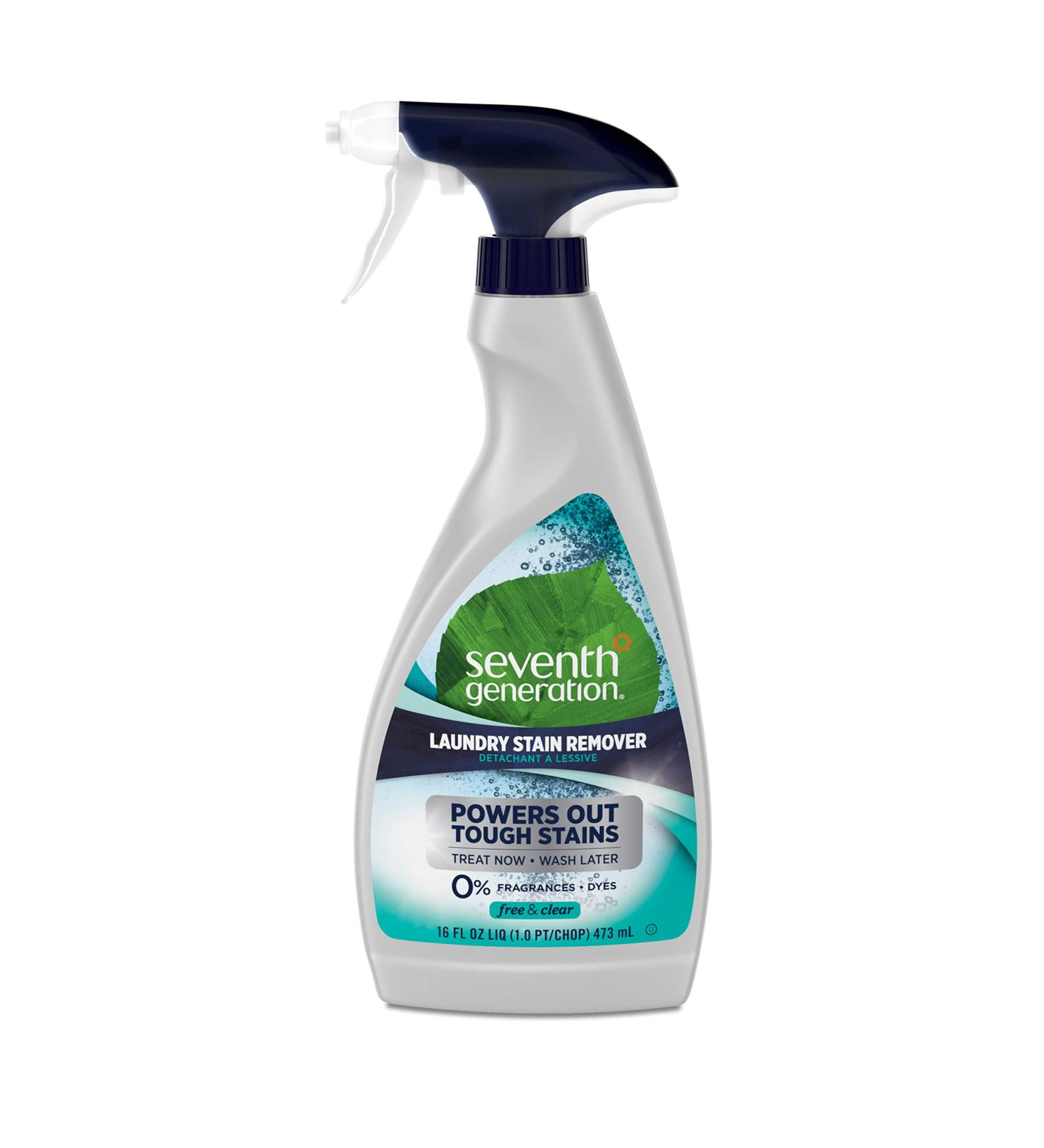 Seventh Generation Laundry Stain Remover - Free & Clear Unscented, 16 Fl Oz - Buy Online on GoSupps.com