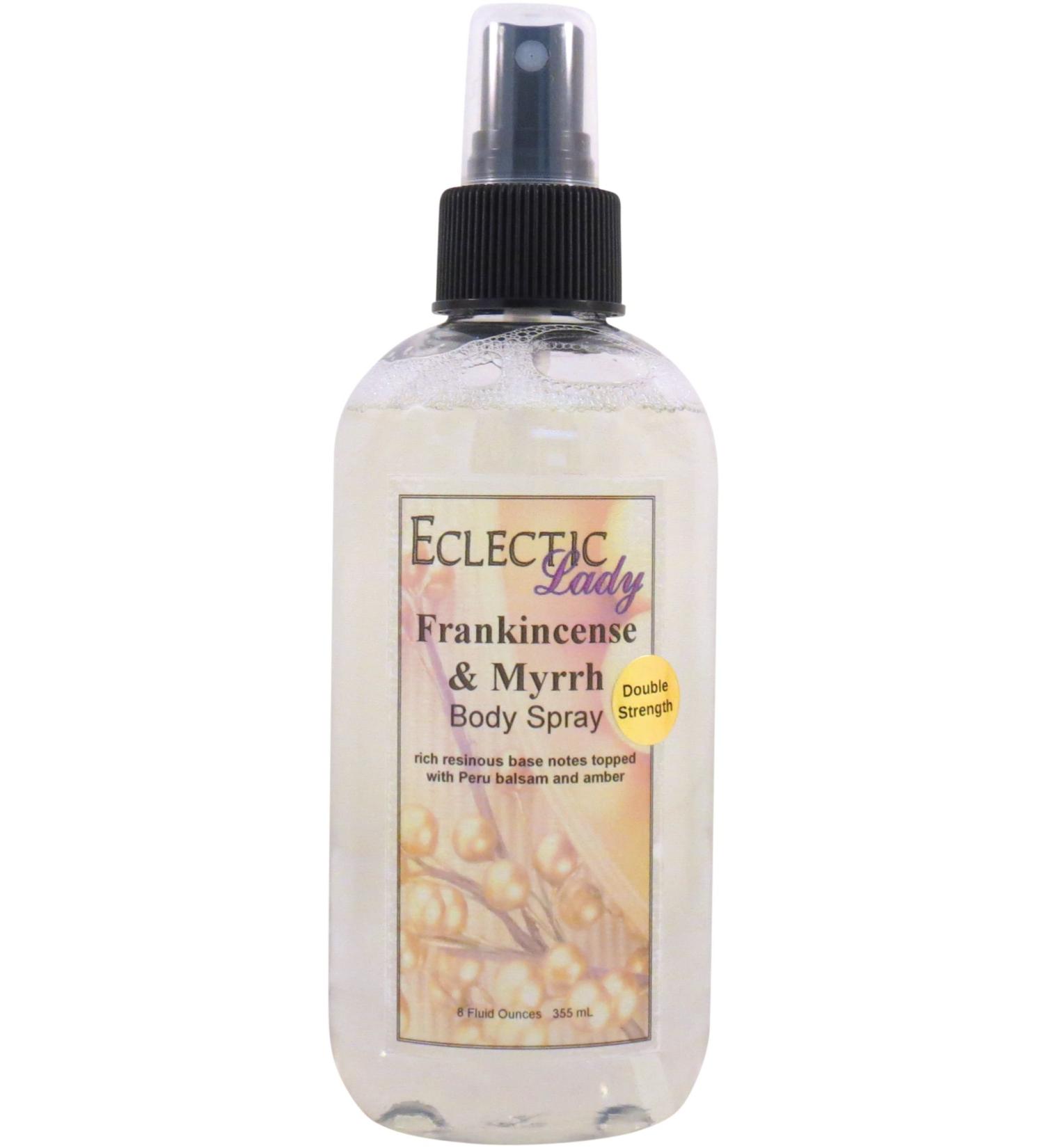 Frankincense And Myrrh Body Spray (Double Strength) 8 ounces Body Mist for Women with Clean Light & Gentle Fragrance Long Lasting Perfume with Comforting Scent for Men & Women Cologne with Soft Double Strength 8 Fluid Ounces - Buy Online on GoSupps.com