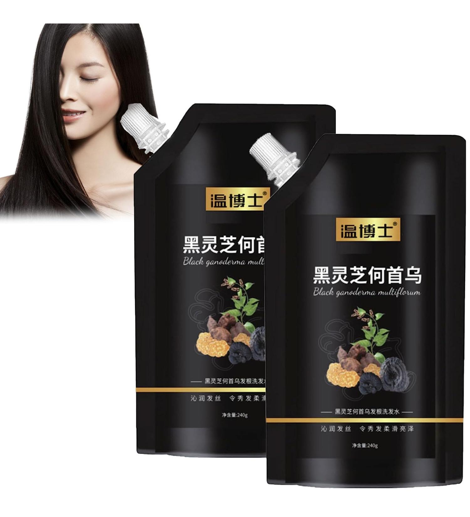 Black Ganoderma Polygonum Shampoo Dr. Wen Black Ganoderma Polygonum Multiflorum Shampoo Black Lingzhi Polygonum Polygonum Shampoo Herbal Ganoderma Polygonum Multiflorum Shampoo (2PCS) - Buy Online on GoSupps.com