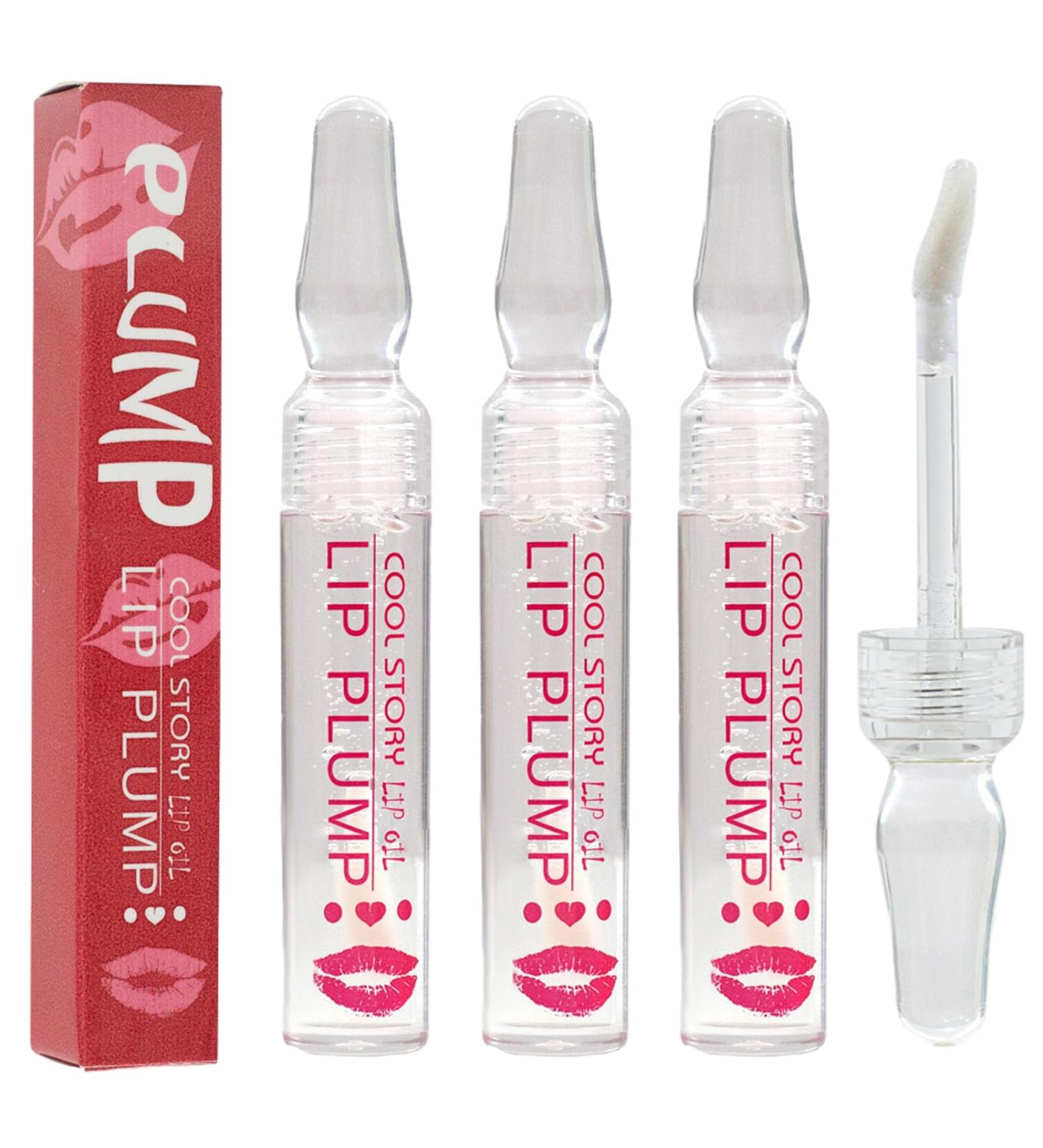 3qbeauty Plumping Lipstick Serum Plumping Lip Gloss Plumping Lip Serum Reduces Fine Lines Lip Mask Plumping Lipstick Serum for Lips (3pcs) - Buy Online on GoSupps.com