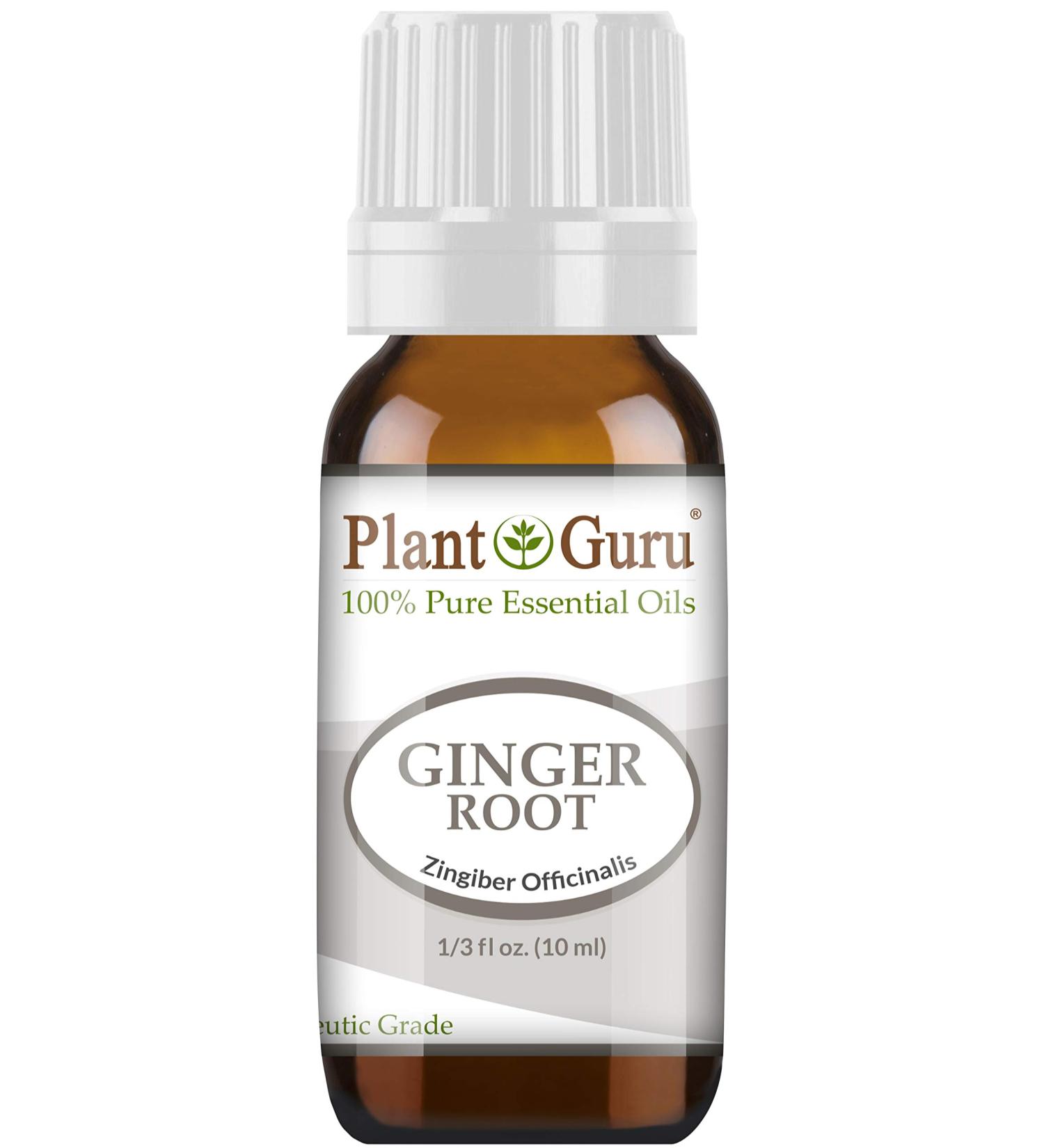 Fresh Ginger (Root) Essential Oil 10 ml 100% Pure Undiluted Therapeutic Grade for Skin Body and Hair Growth. Perfect for DYI Soap Making and Aromatherapy Diffuser.