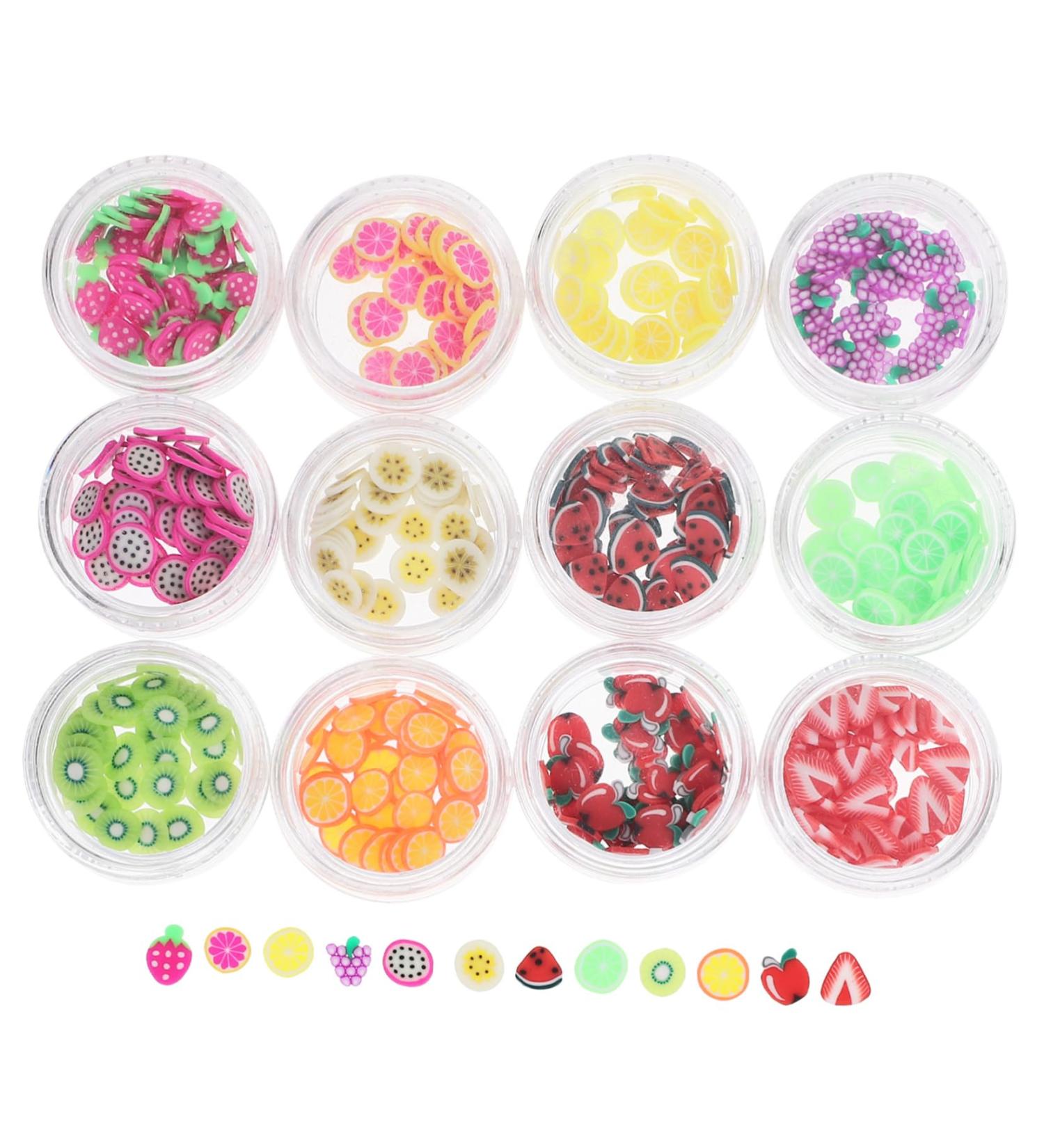 Housoutil 2 Sets Resin Flatback Embellishments Clay Bead Bracelet Clay Spacer Beads Kawaii Resin Charms Jewelry Clay Beads Polymer Strawberry Slices Diy Kits Decor Fruit Slice Button 3d Nail - Buy Online on GoSupps.com