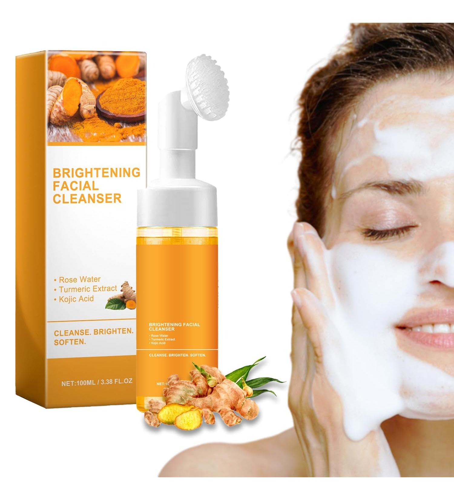 Buy Turmeric Facial Cleanser - Deep Cleansing Wash for All Skin Types (180g) | International Shipping - Buy Online on GoSupps.com