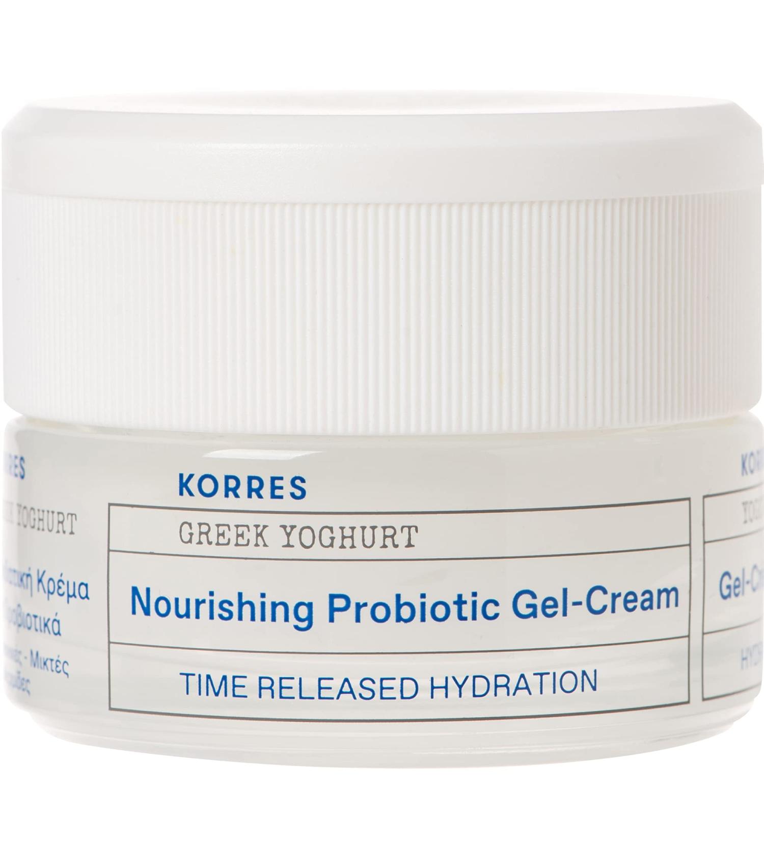 KORRES Greek Yoghurt Nourishing Probiotic Gel-Cream 40ml | Hydrating & Soothing Formula - Buy Online on GoSupps.com