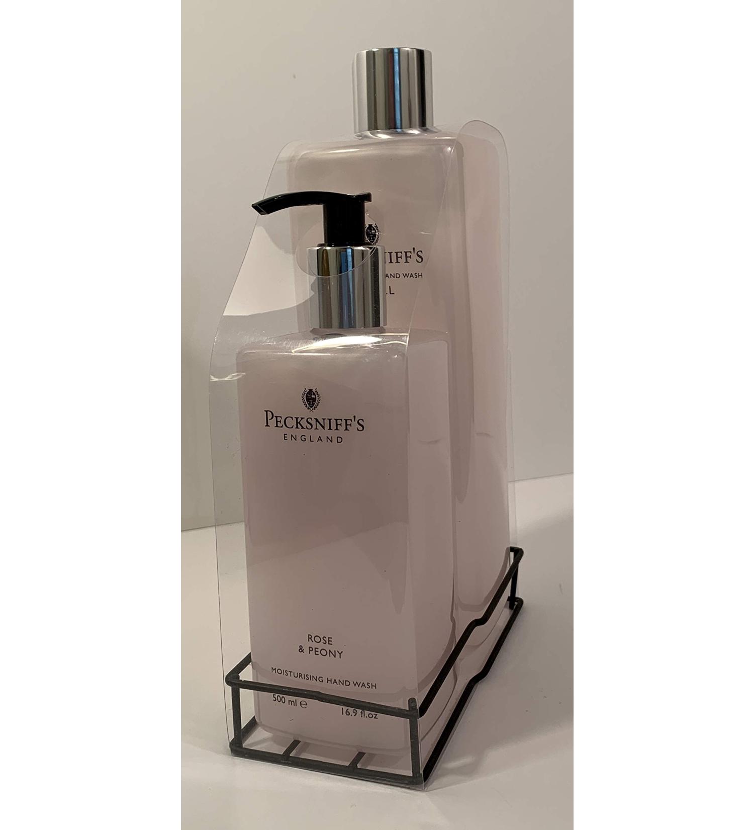 Pecksniff's Rose & Peony Moisturising Hand Wash 16.9floz w/ 33.8floz Refill