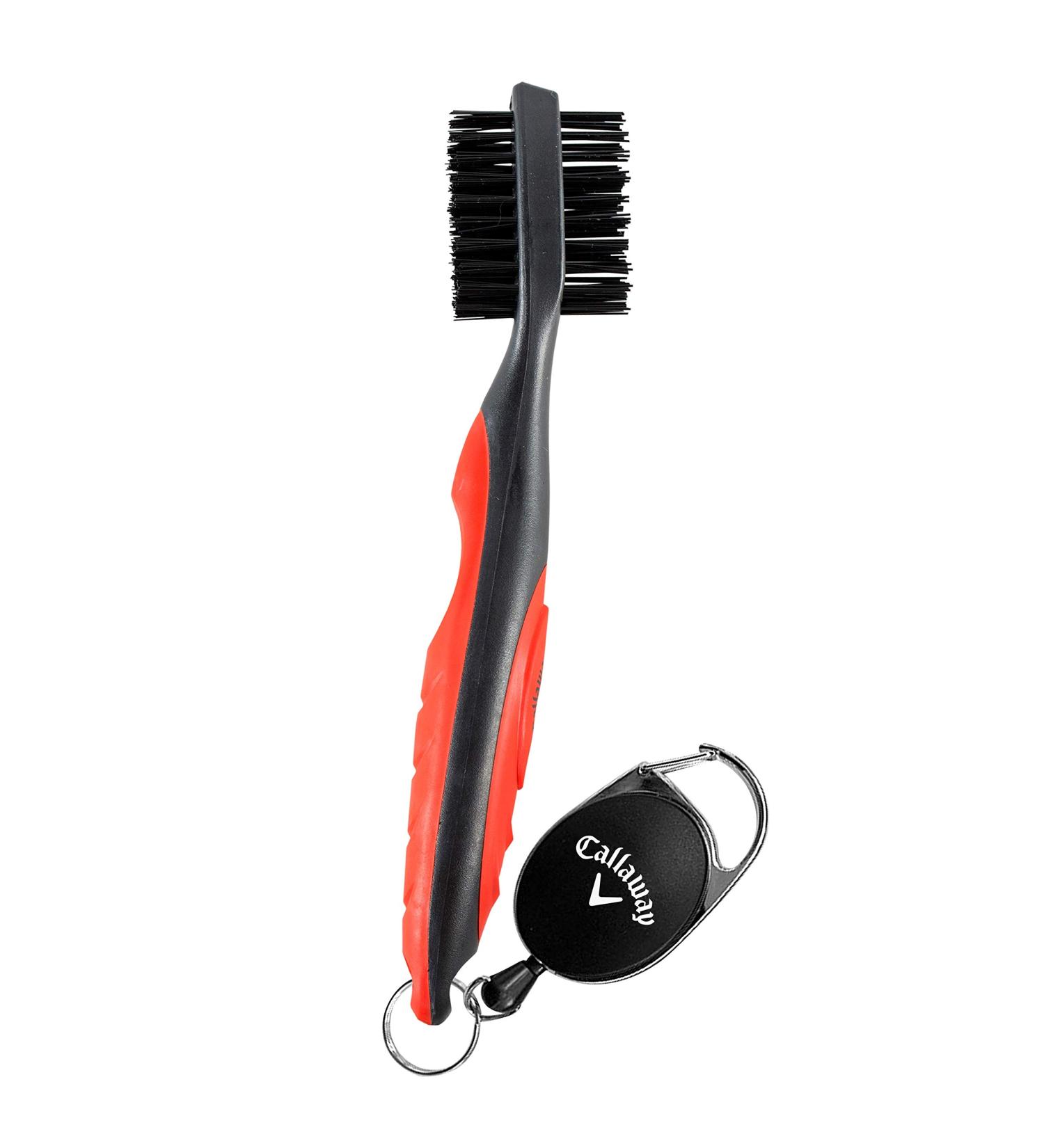 Callaway Premium Golf Club Brush - Ideal for Clubs and Shoes | Retractable Cord Included - Buy Online on GoSupps.com